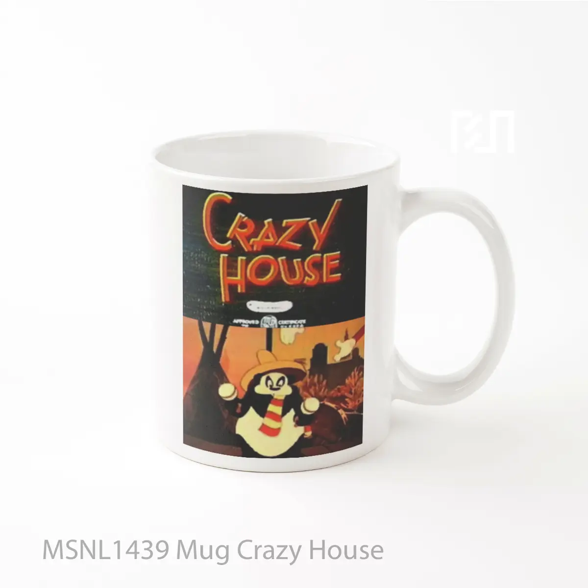 Mug Crazy House Gelas Keramik Tema Film MSNL1439