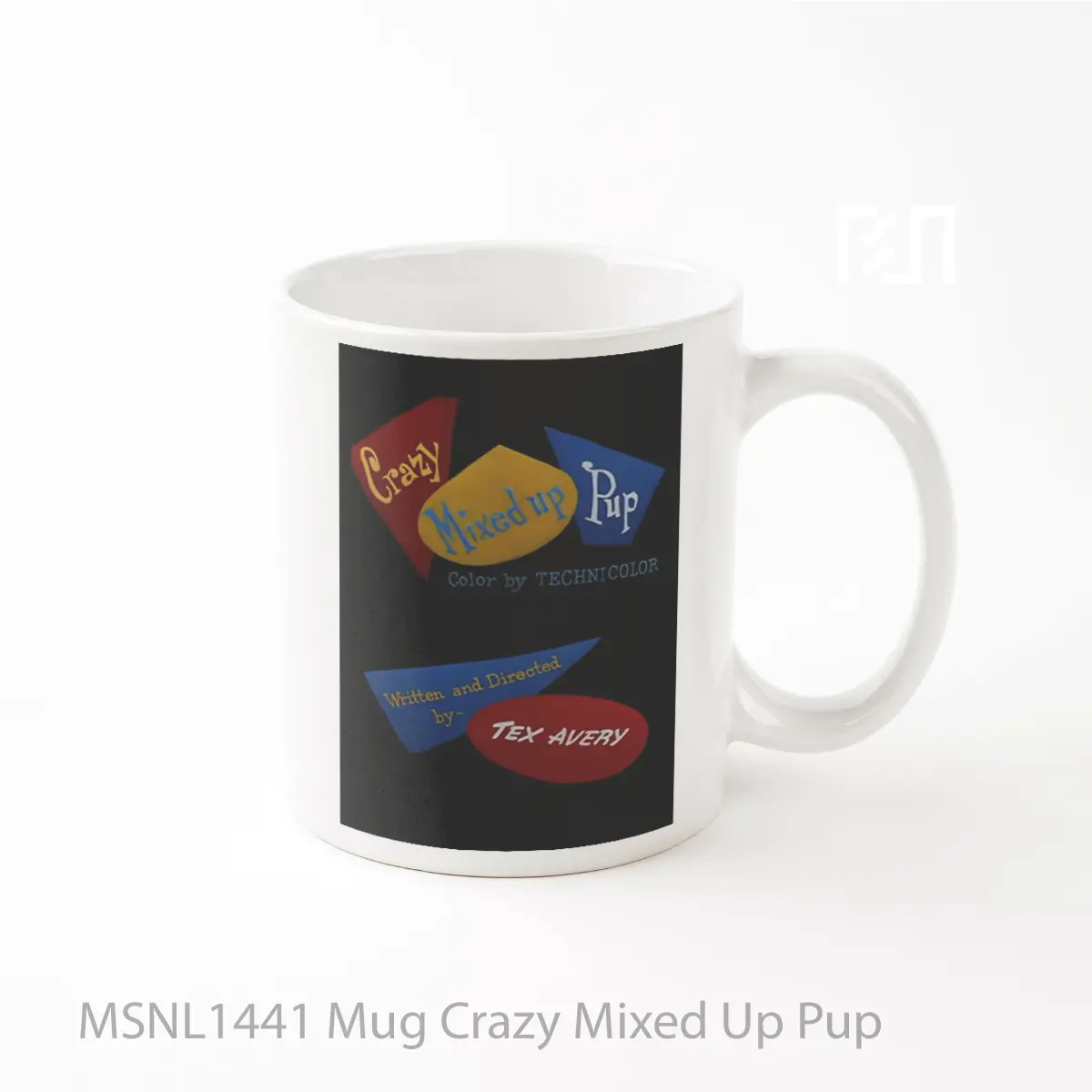 Mug Crazy Mixed Up Pup Gelas Keramik Tema Film MSNL1441
