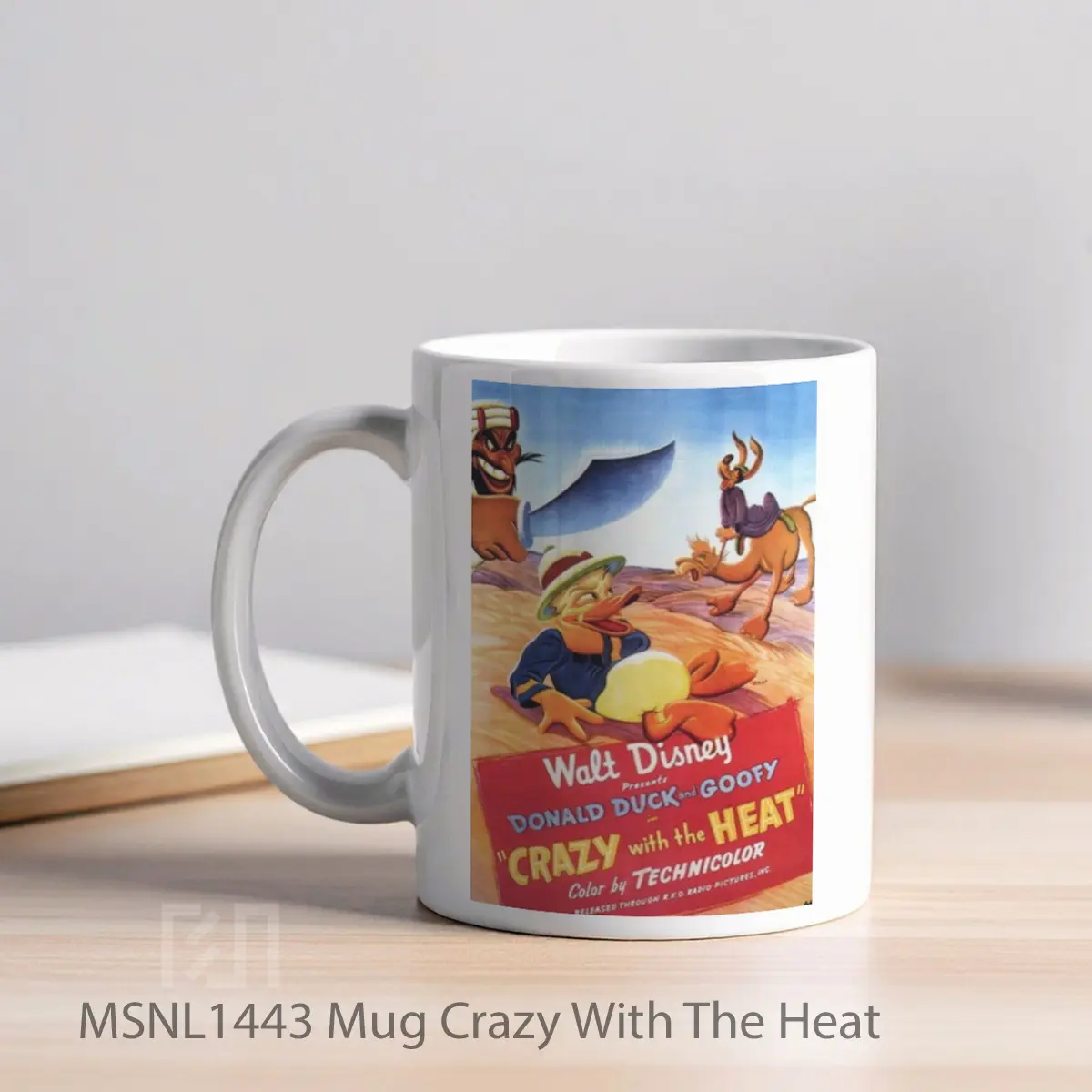 Mug Crazy With The Heat Gelas Keramik Tema Film MSNL1443 - Tampak Kiri