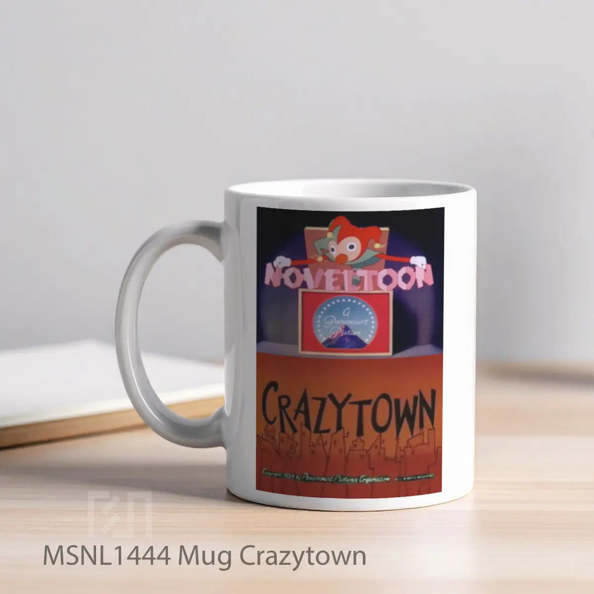 Mug Crazytown Gelas Keramik Tema Film MSNL1444 - Tampak Kiri