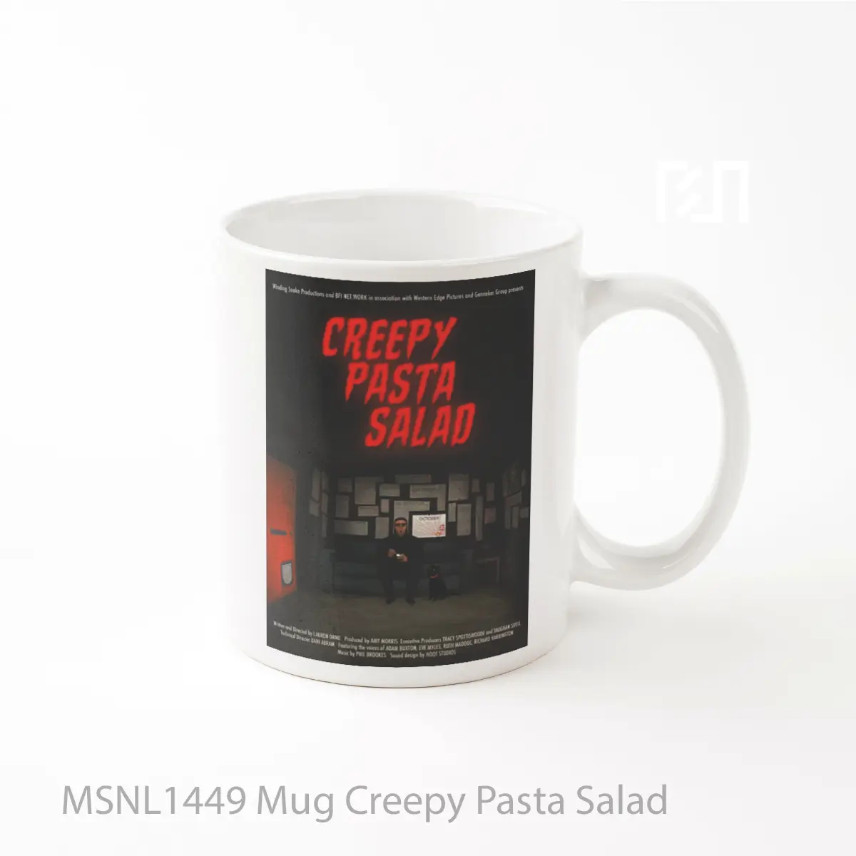 Mug Creepy Pasta Salad Gelas Keramik Tema Film MSNL1449