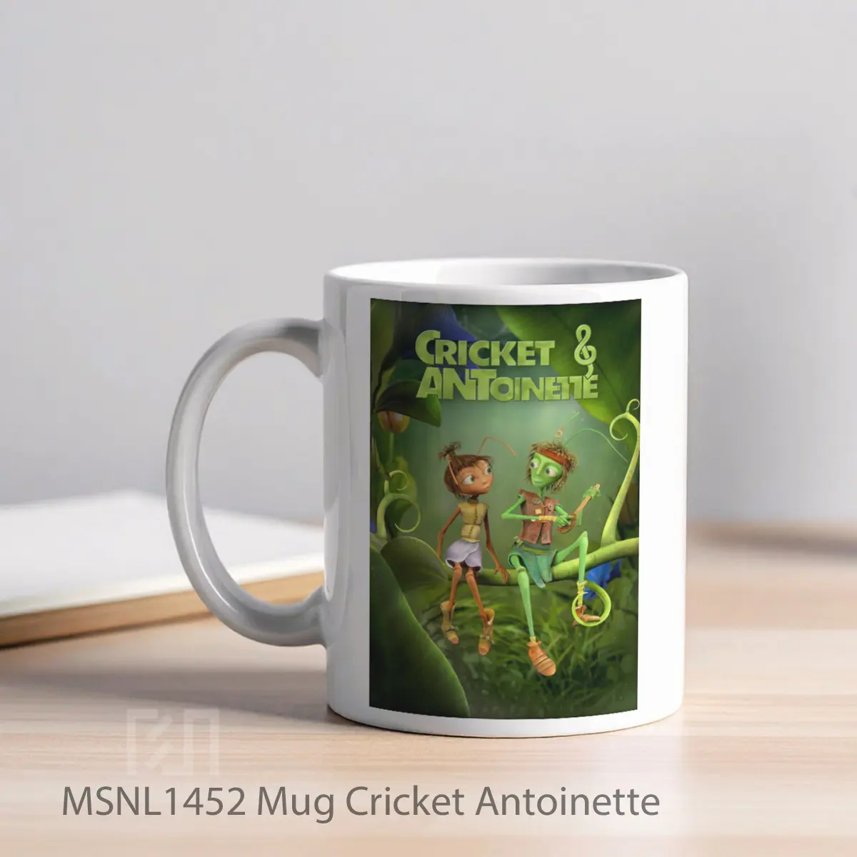 Mug Cricket Antoinette Gelas Keramik Tema Film MSNL1452 - Tampak Kiri