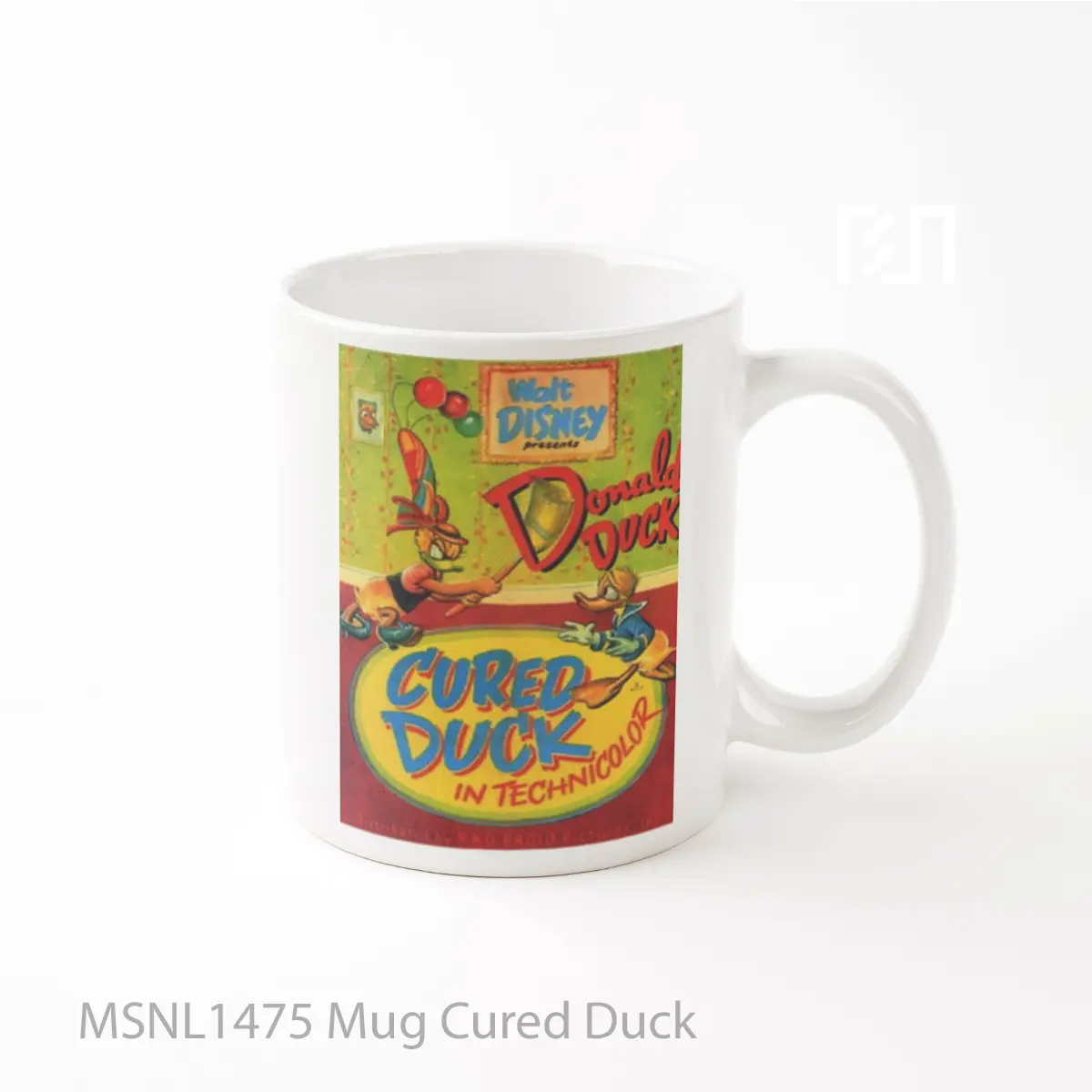 Mug Cured Duck Gelas Keramik Tema Film MSNL1475