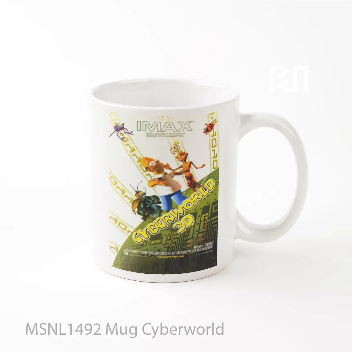 Mug Cyberworld Gelas Keramik Tema Film MSNL1492