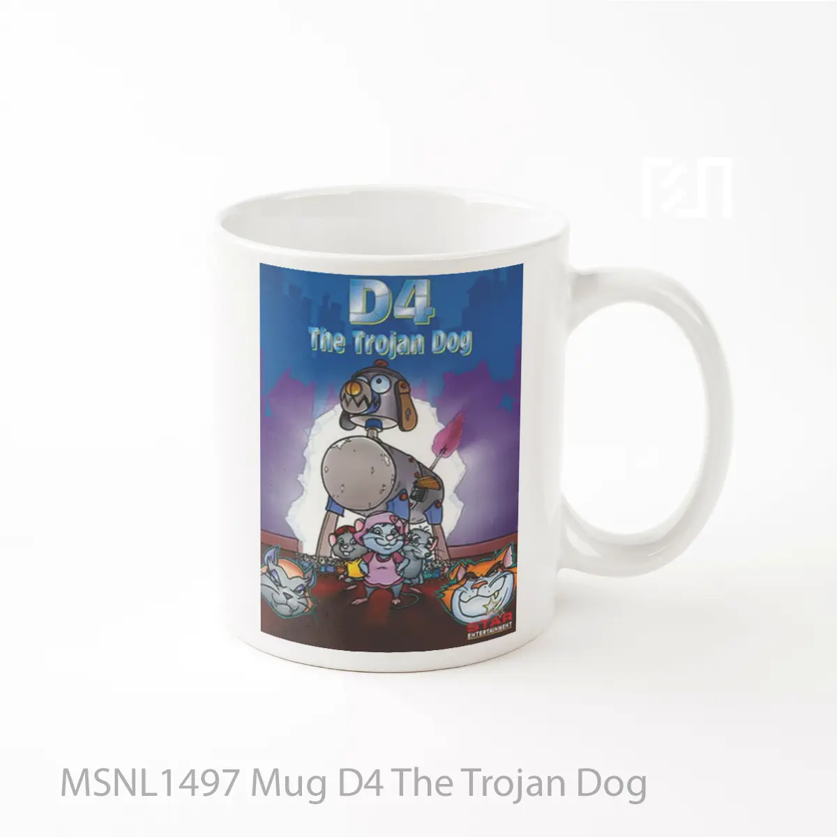 Mug D4 The Trojan Dog Gelas Keramik Tema Film MSNL1497