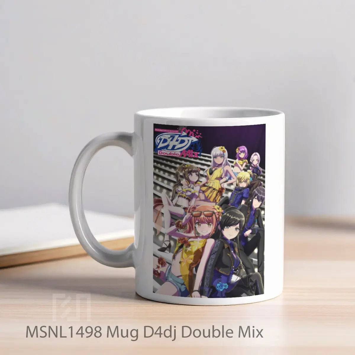 Mug D4dj Double Mix Gelas Keramik Tema Film MSNL1498 - Tampak Kiri