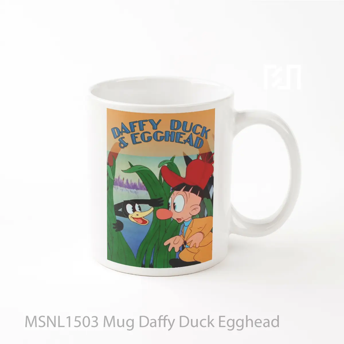 Mug Daffy Duck Egghead Gelas Keramik Tema Film MSNL1503