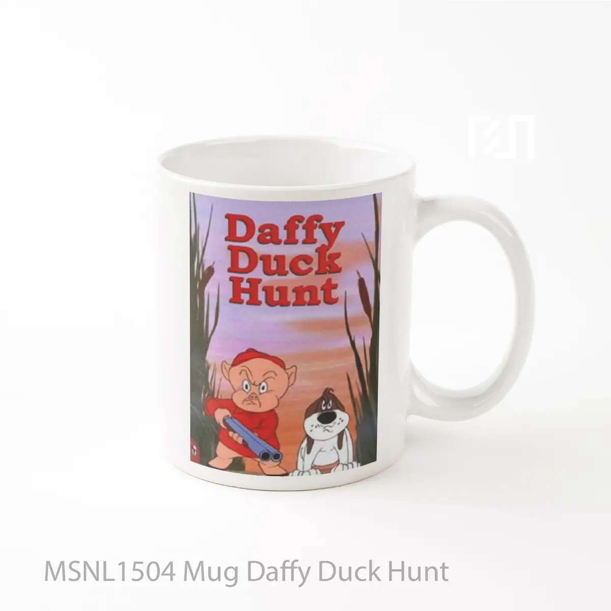 Mug Daffy Duck Hunt Gelas Keramik Tema Film MSNL1504