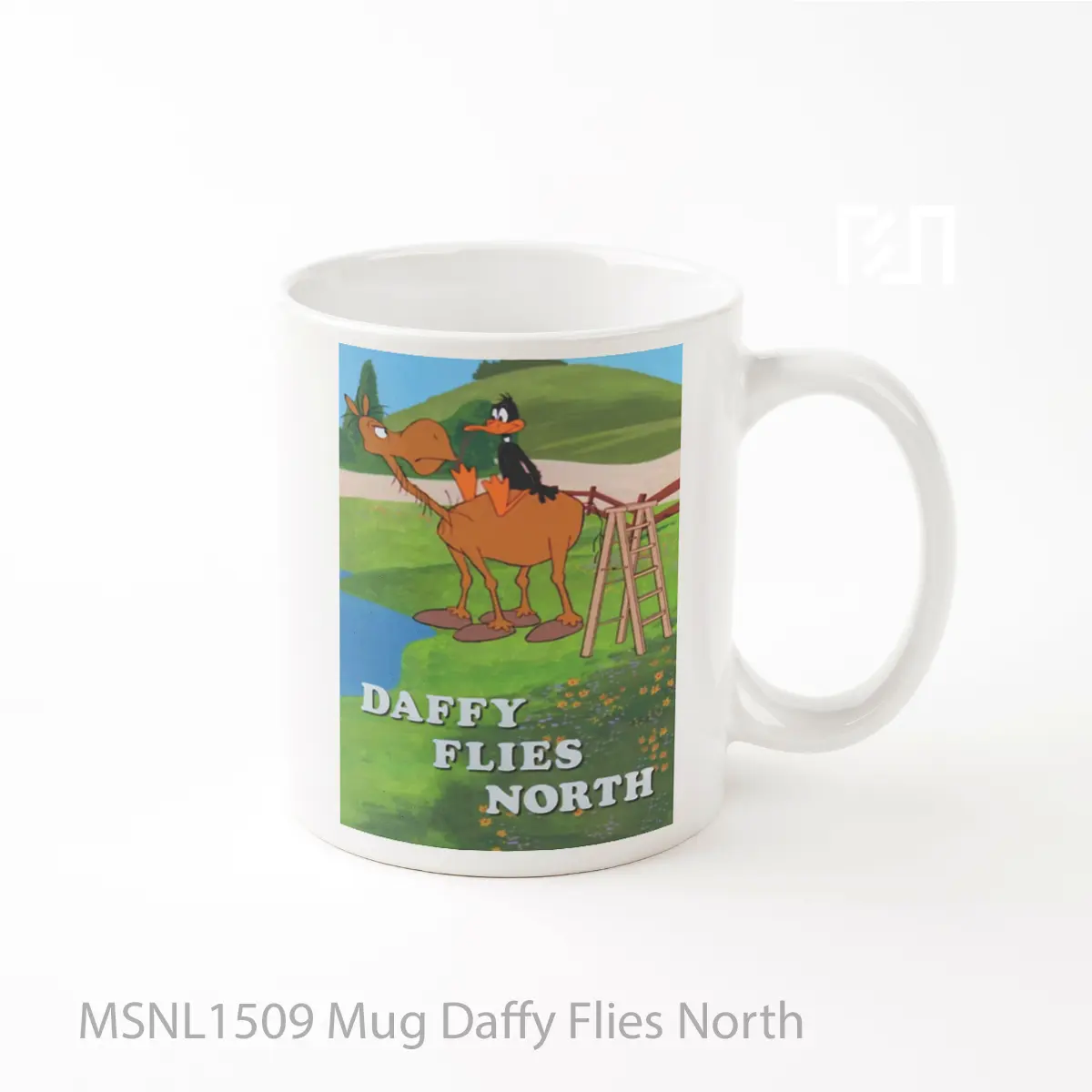 Mug Daffy Flies North Gelas Keramik Tema Film MSNL1509