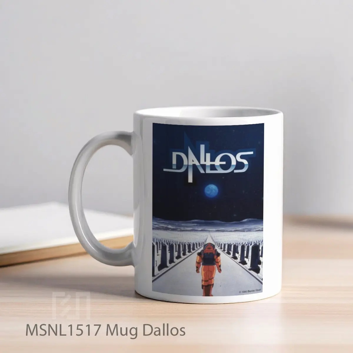 Mug Dallos Gelas Keramik Tema Film MSNL1517 - Tampak Kiri
