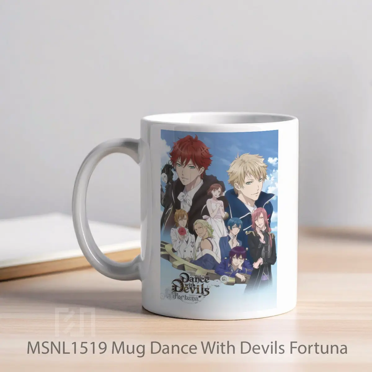 Mug Dance With Devils Fortuna Gelas Keramik Tema Film MSNL1519 - Tampak Kiri