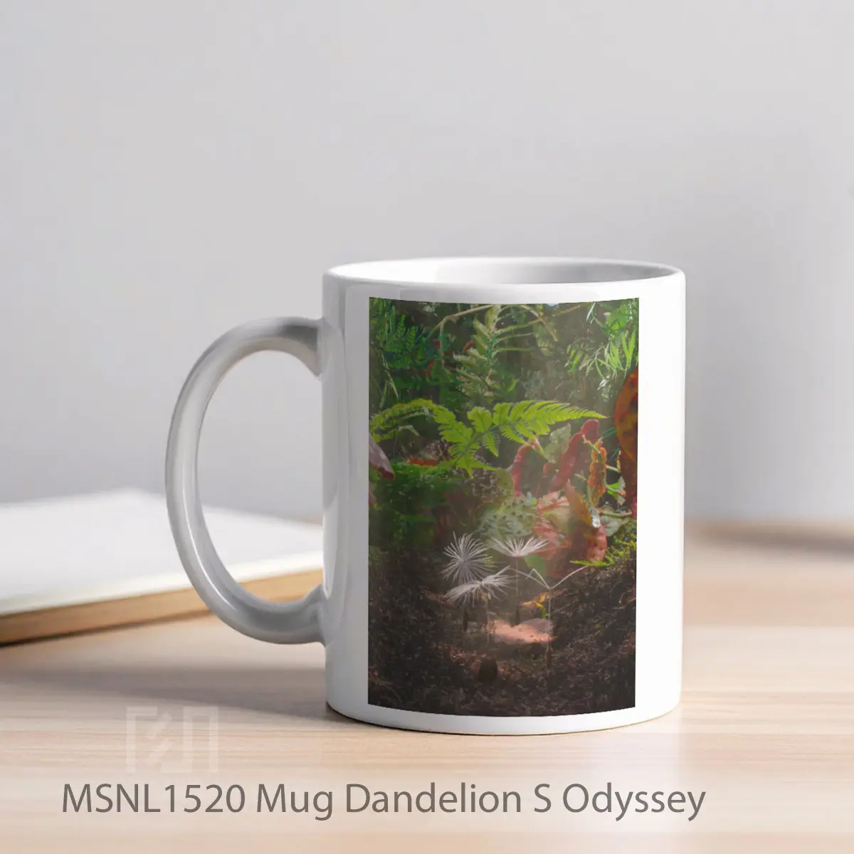 Mug Dandelion S Odyssey Gelas Keramik Tema Film MSNL1520 - Tampak Kiri