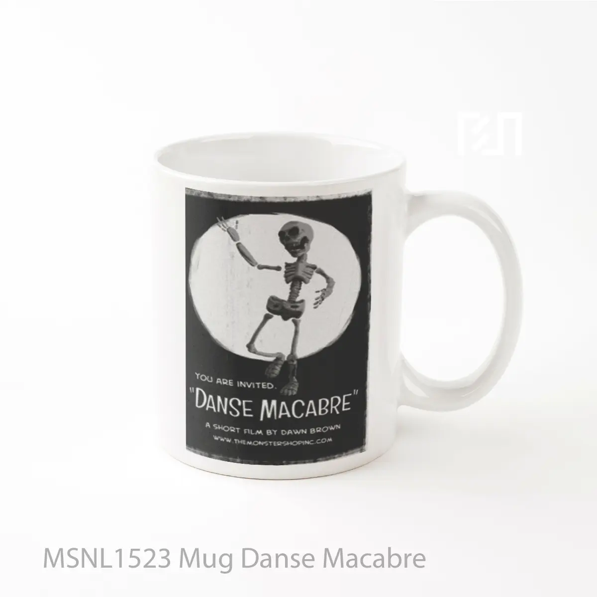 Mug Danse Macabre Gelas Keramik Tema Film MSNL1523