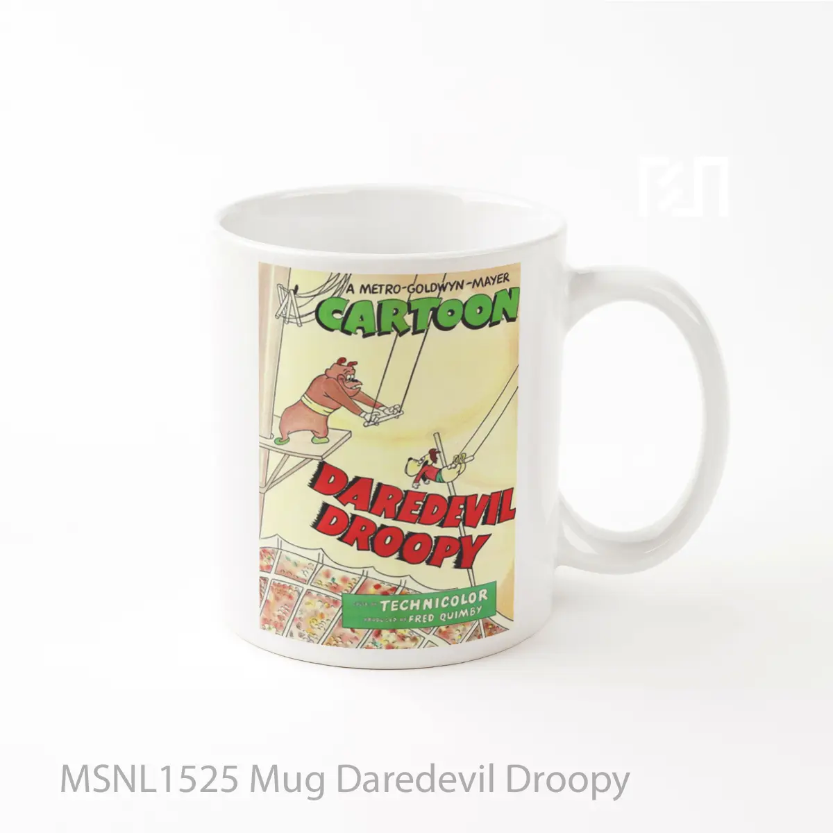 Mug Daredevil Droopy Gelas Keramik Tema Film MSNL1525