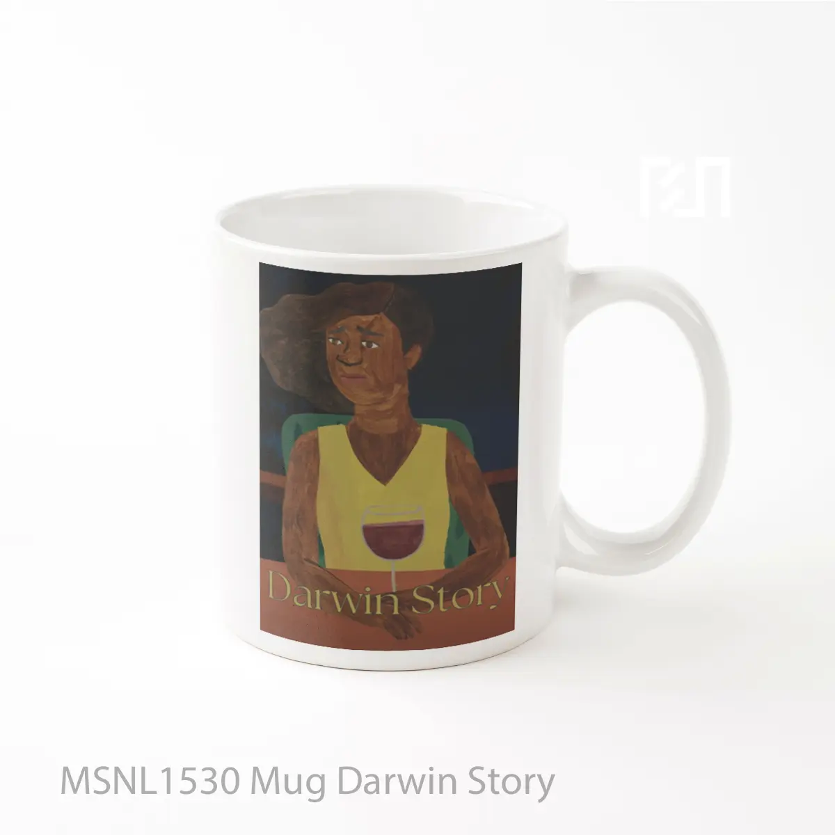 Mug Darwin Story Gelas Keramik Tema Film MSNL1530