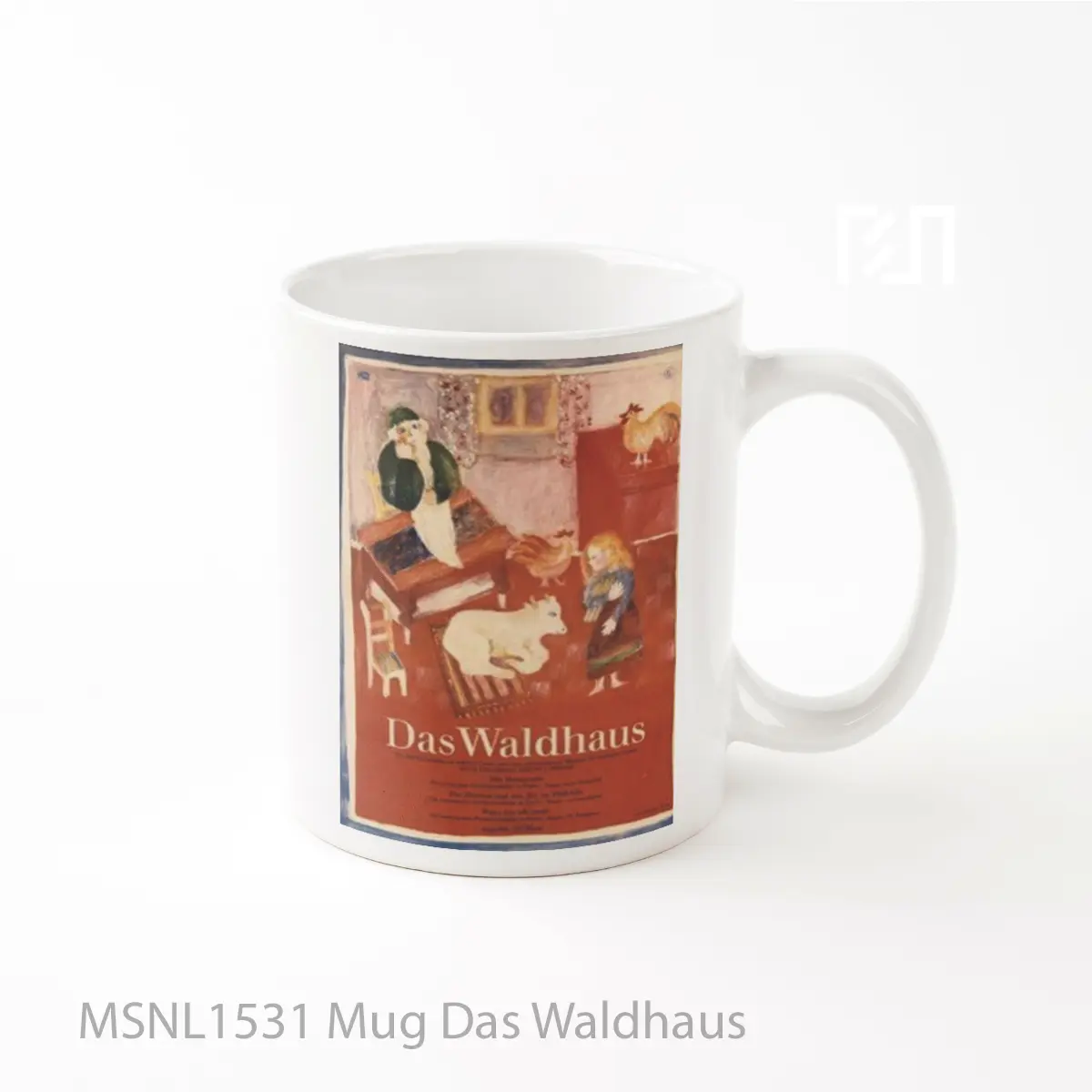 Mug Das Waldhaus Gelas Keramik Tema Film MSNL1531