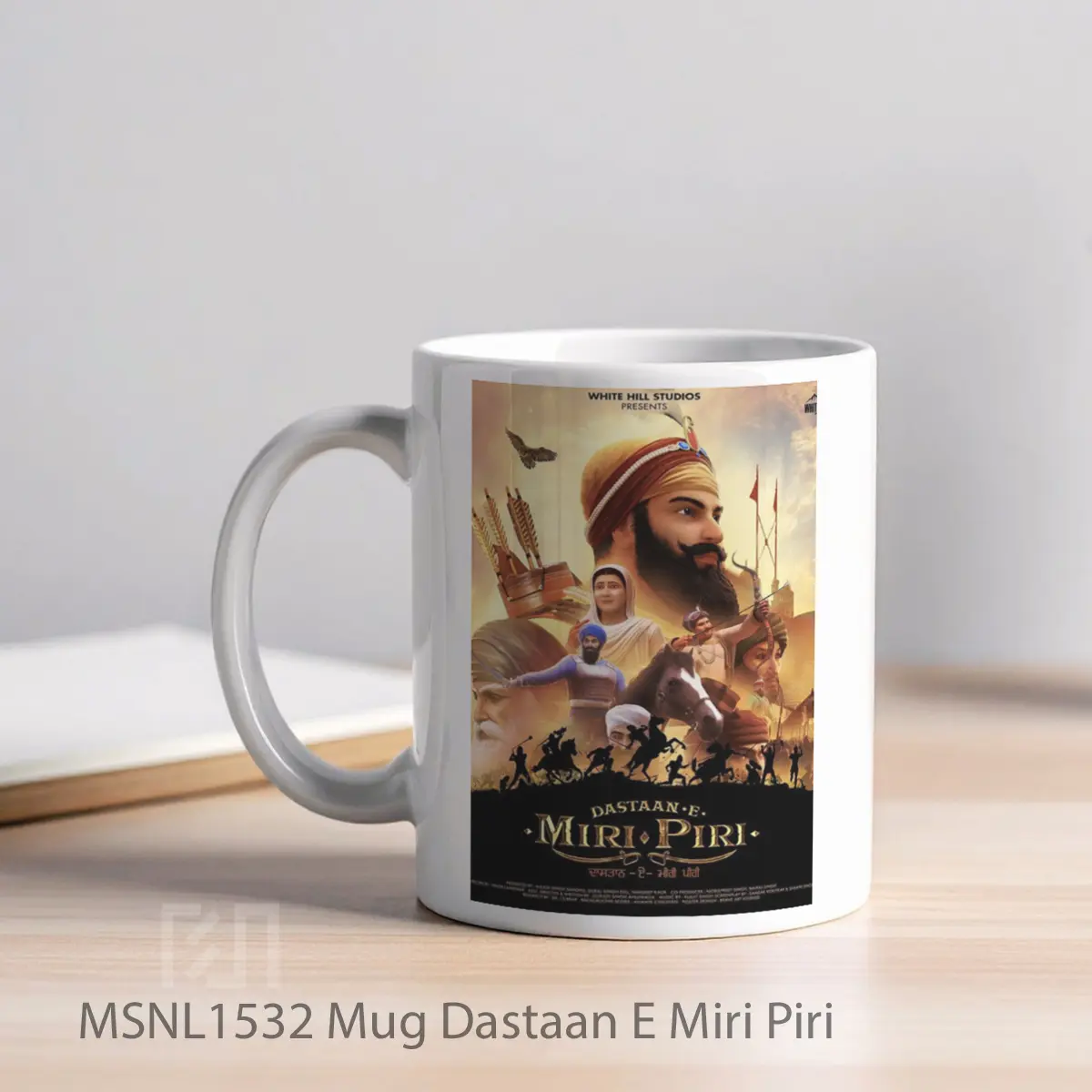 Mug Dastaan E Miri Piri Gelas Keramik Tema Film MSNL1532 - Tampak Kiri