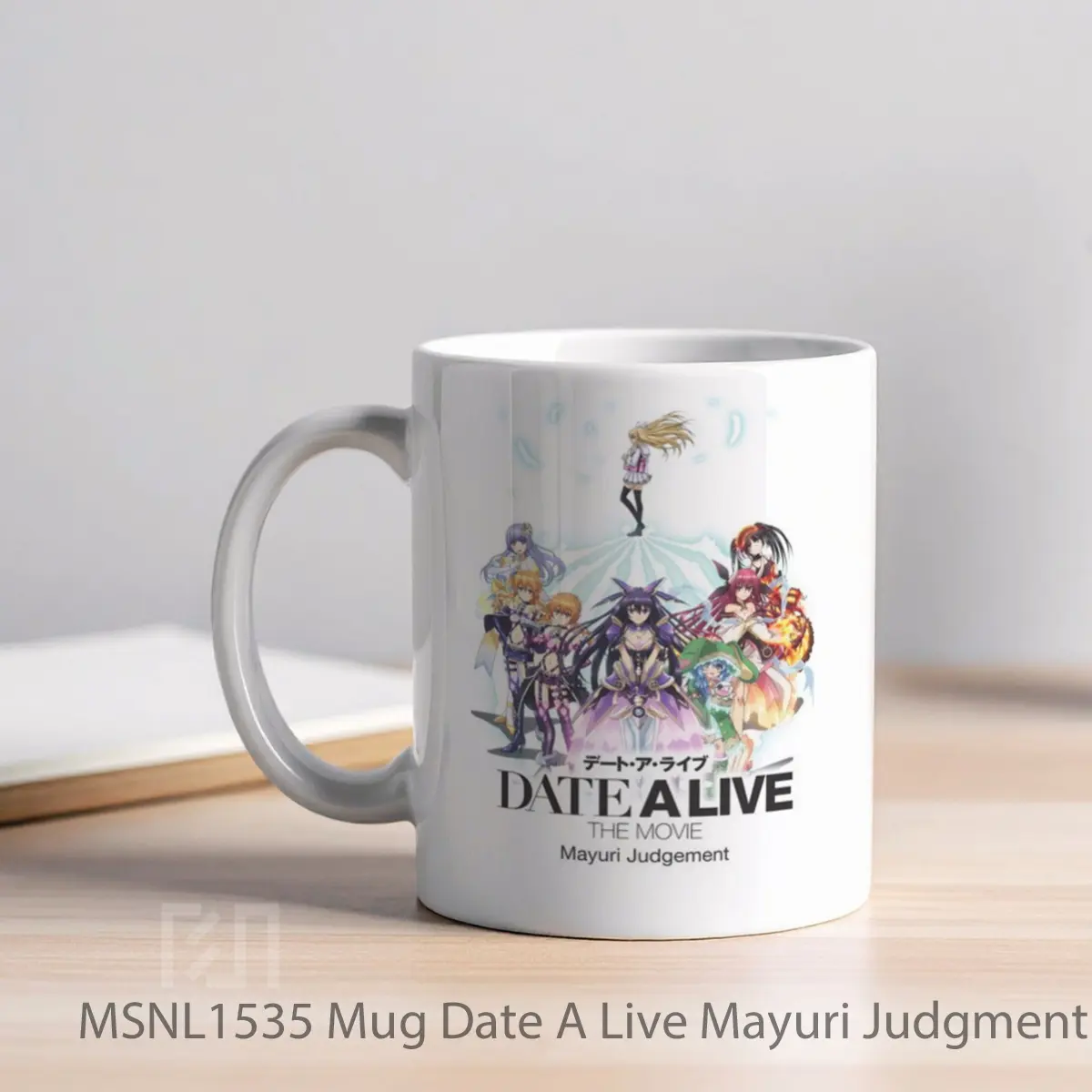 Mug Date A Live Mayuri Judgment Gelas Keramik Tema Film MSNL1535 - Tampak Kiri