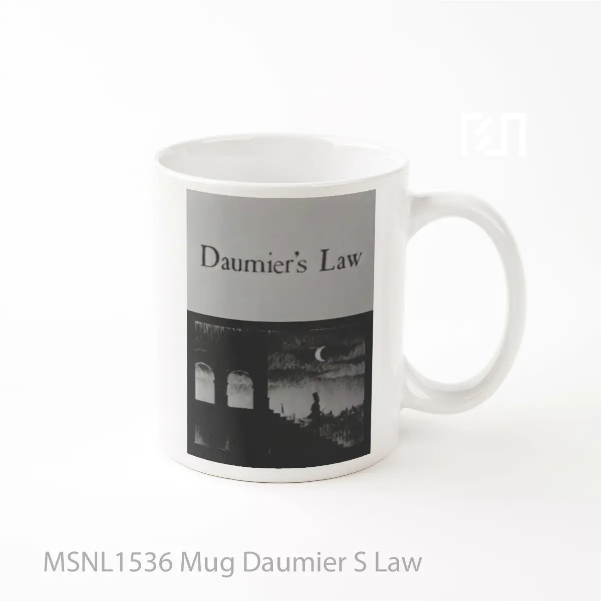 Mug Daumier S Law Gelas Keramik Tema Film MSNL1536