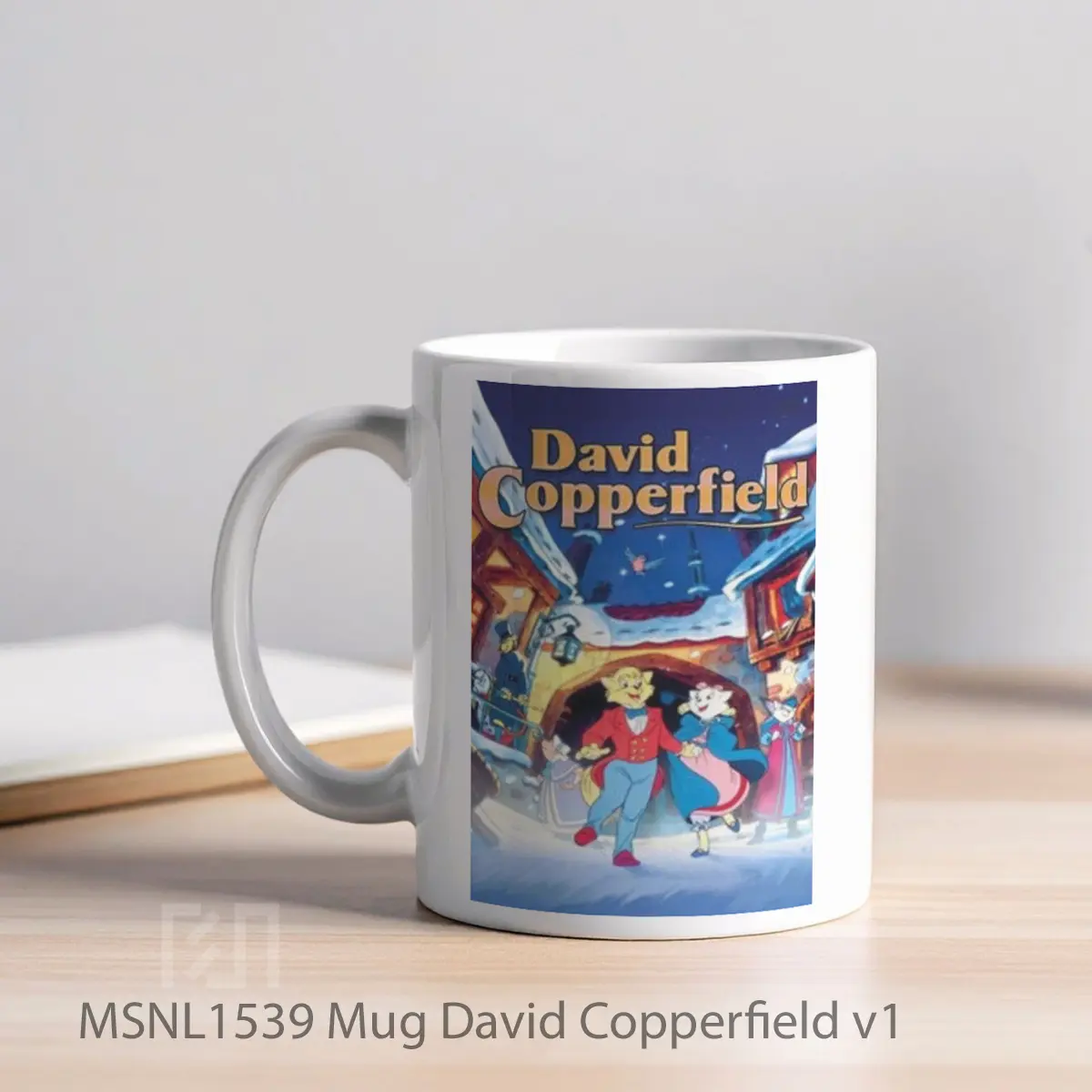 Mug David Copperfield V1 Gelas Keramik Tema Film MSNL1539 - Tampak Kiri