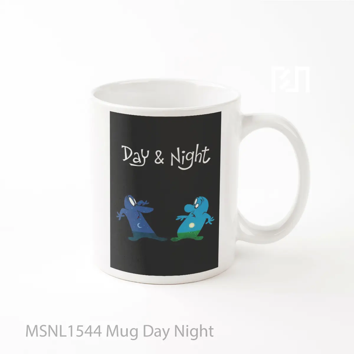 Mug Day Night Gelas Keramik Tema Film MSNL1544