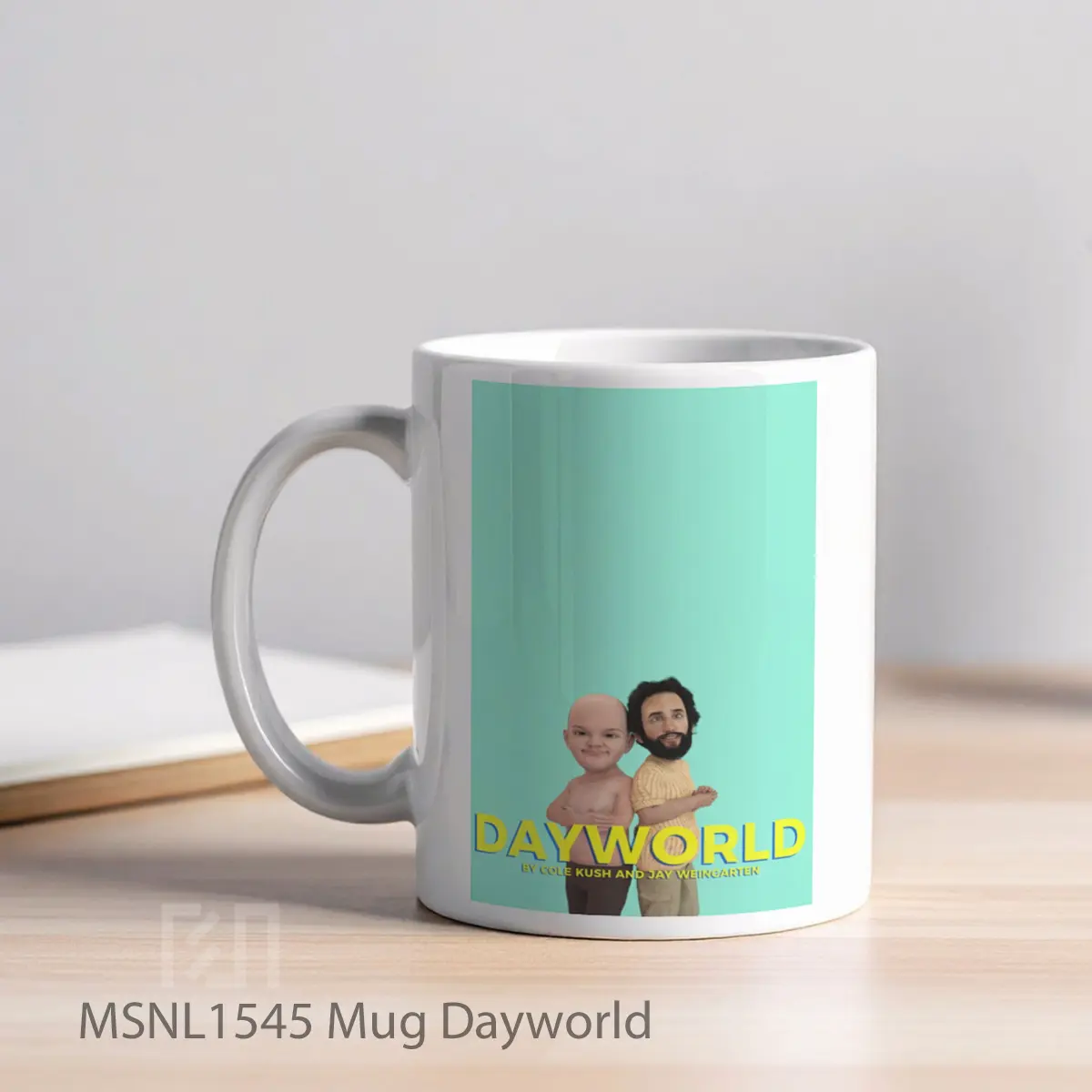 Mug Dayworld Gelas Keramik Tema Film MSNL1545 - Tampak Kiri