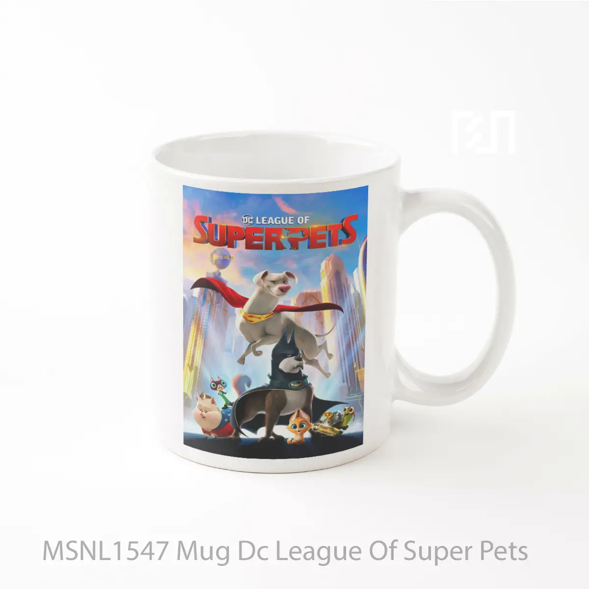 Mug Dc League Of Super Pets Gelas Keramik Tema Film MSNL1547