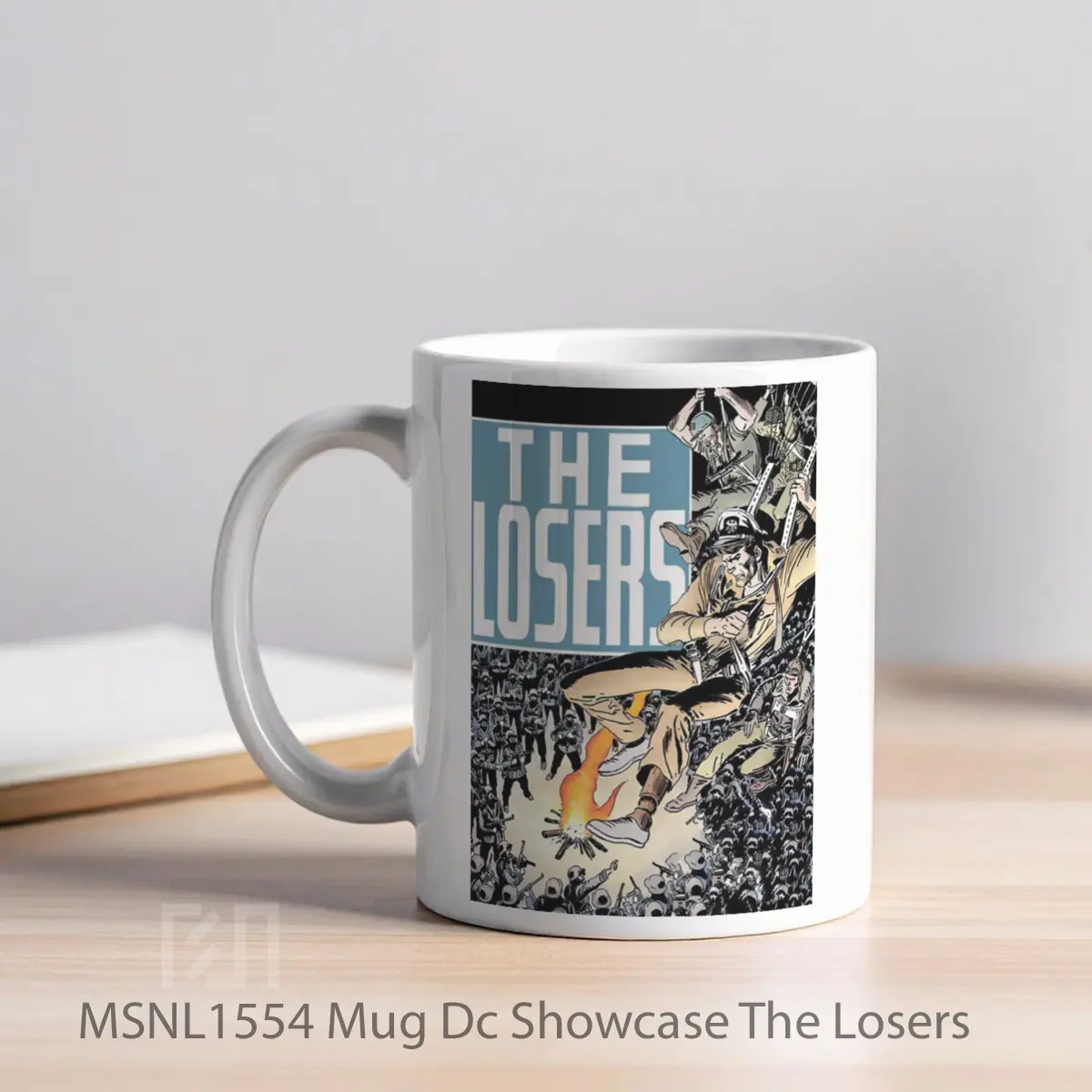 Mug Dc Showcase The Losers Gelas Keramik Tema Film MSNL1554 - Tampak Kiri