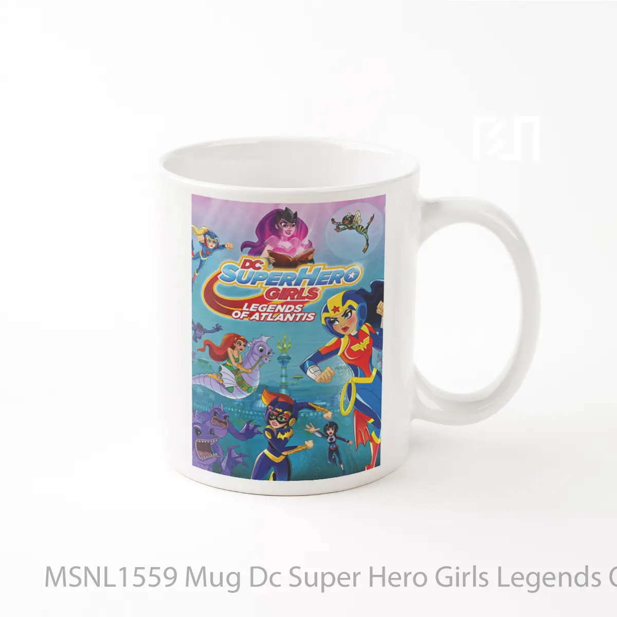 Mug Dc Super Hero Girls Legends Of Atlantis Gelas Keramik Tema Film MSNL1559