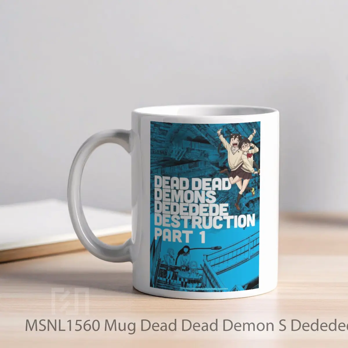 Mug Dead Dead Demon S Dededede Destruction Part 1 Gelas Keramik Tema Film MSNL1560 - Tampak Kiri