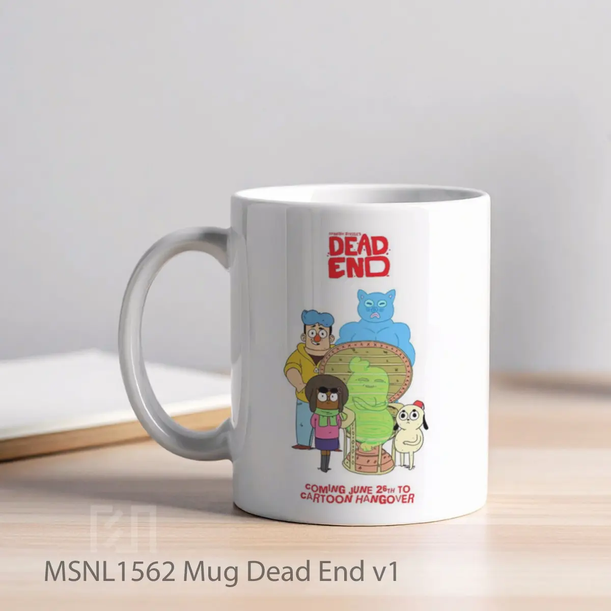 Mug Dead End V1 Gelas Keramik Tema Film MSNL1562 - Tampak Kiri