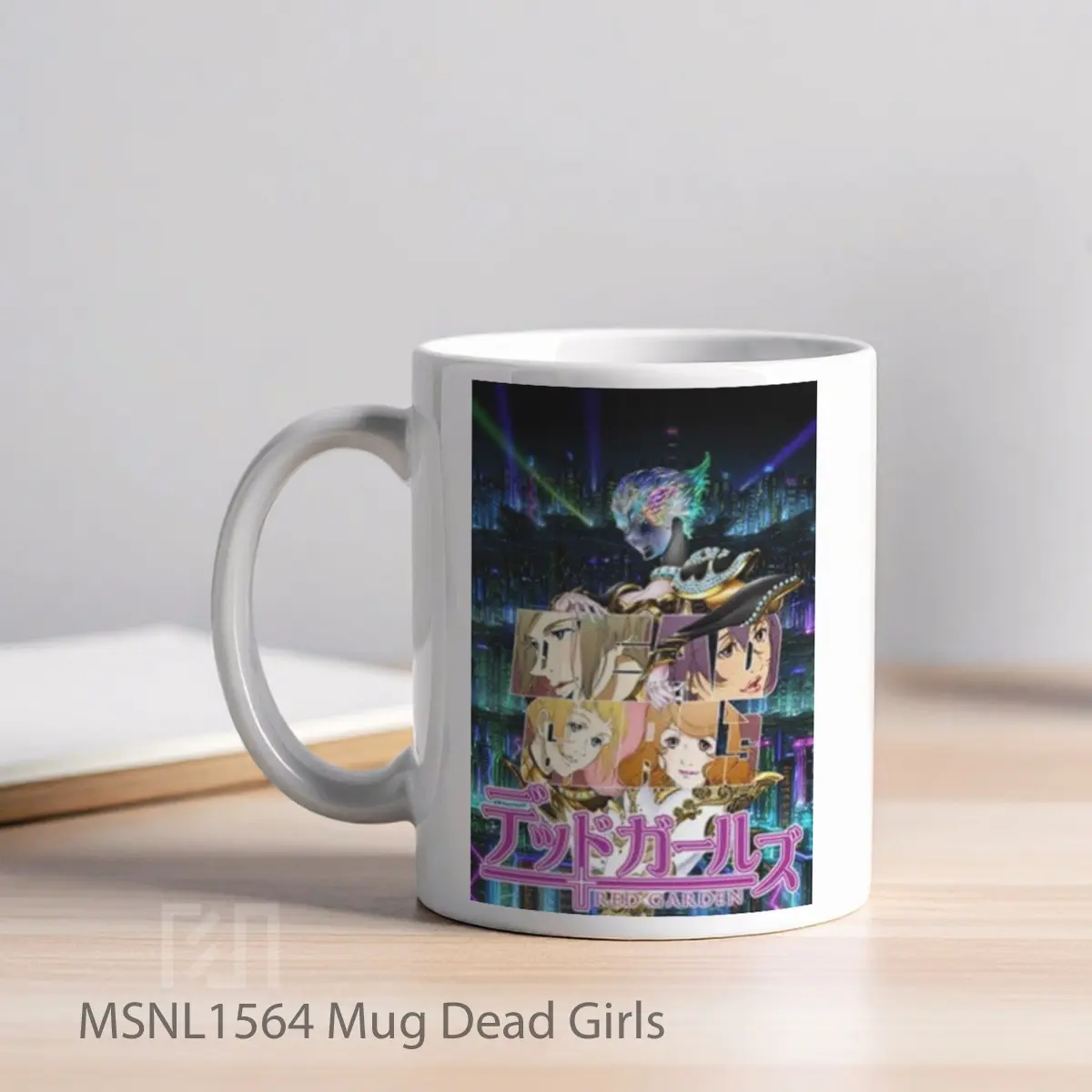 Mug Dead Girls Gelas Keramik Tema Film MSNL1564 - Tampak Kiri