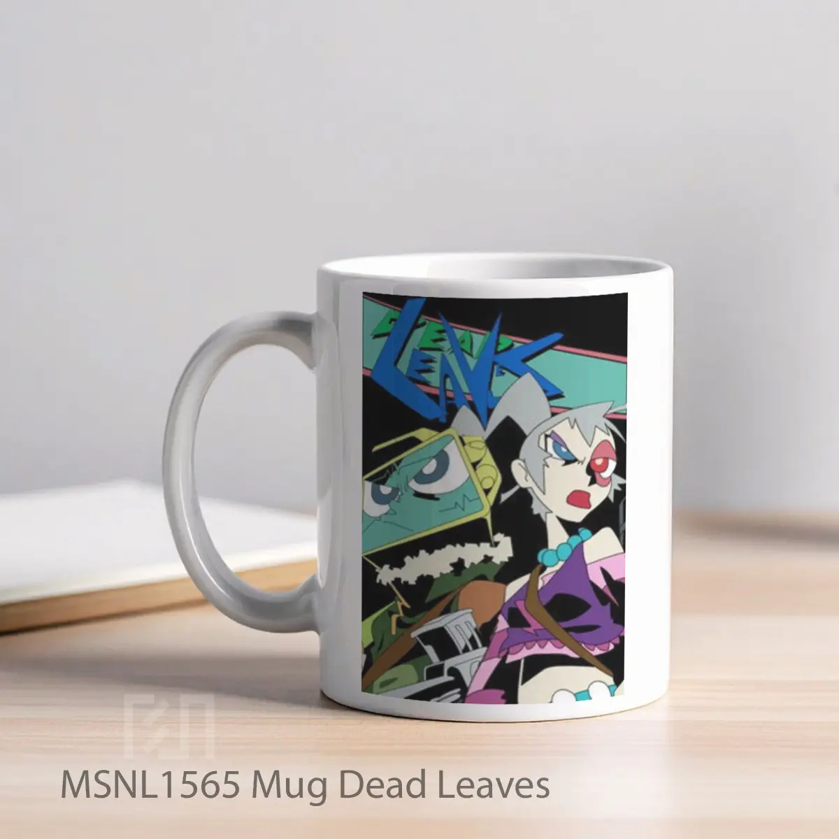 Mug Dead Leaves Gelas Keramik Tema Film MSNL1565 - Tampak Kiri