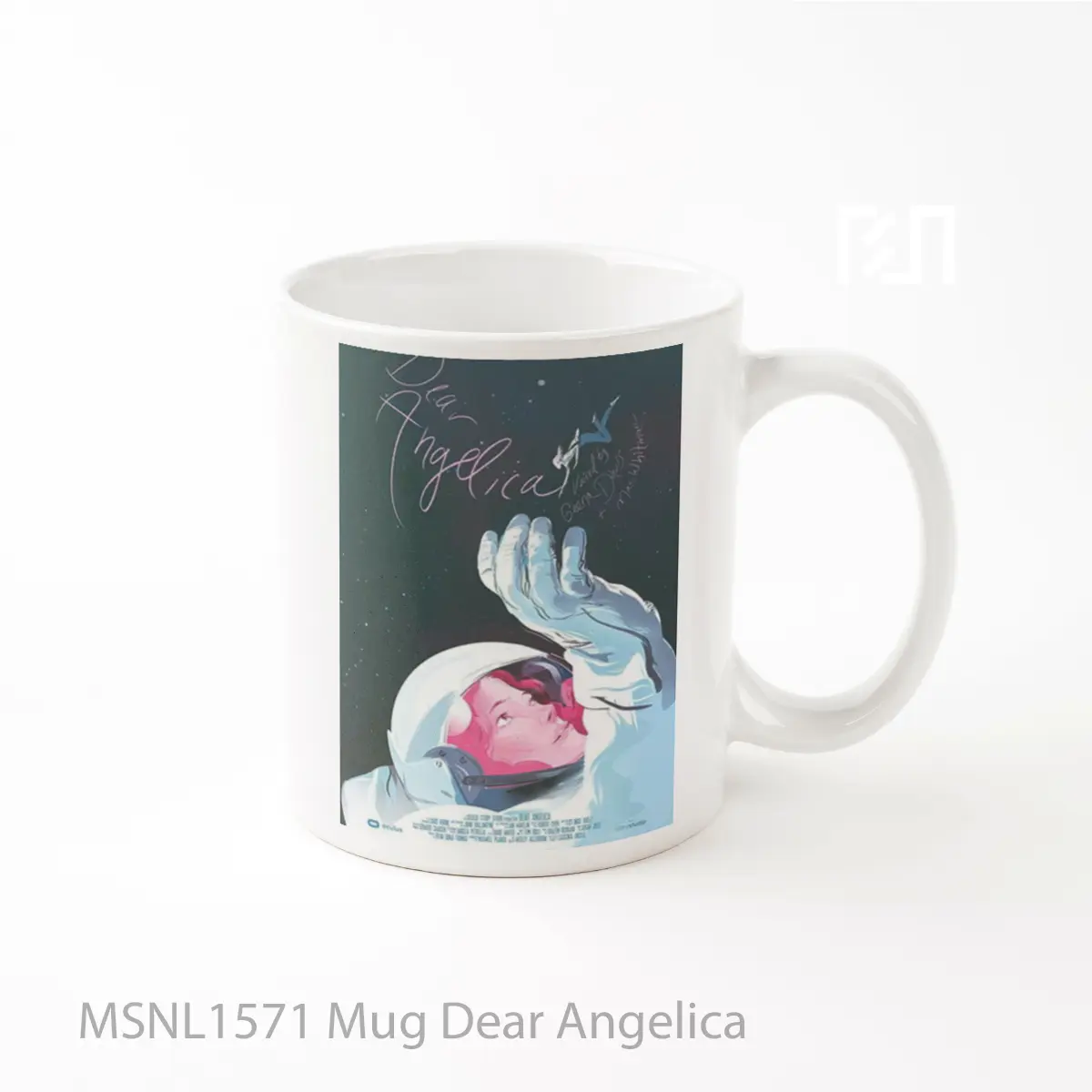 Mug Dear Angelica Gelas Keramik Tema Film MSNL1571
