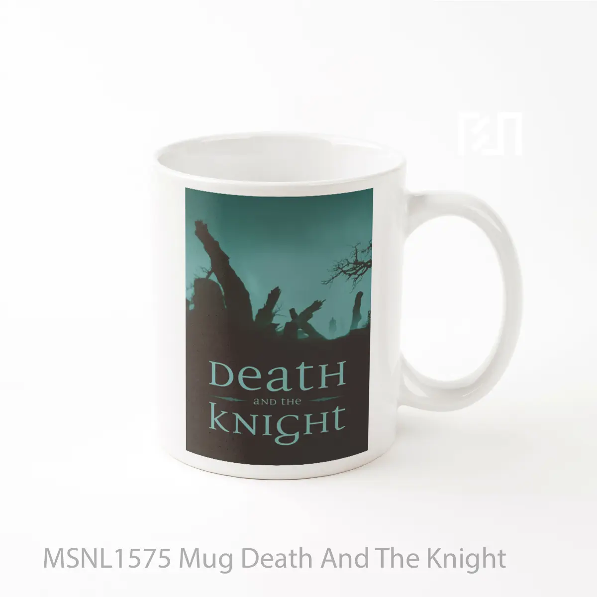 Mug Death And The Knight Gelas Keramik Tema Film MSNL1575