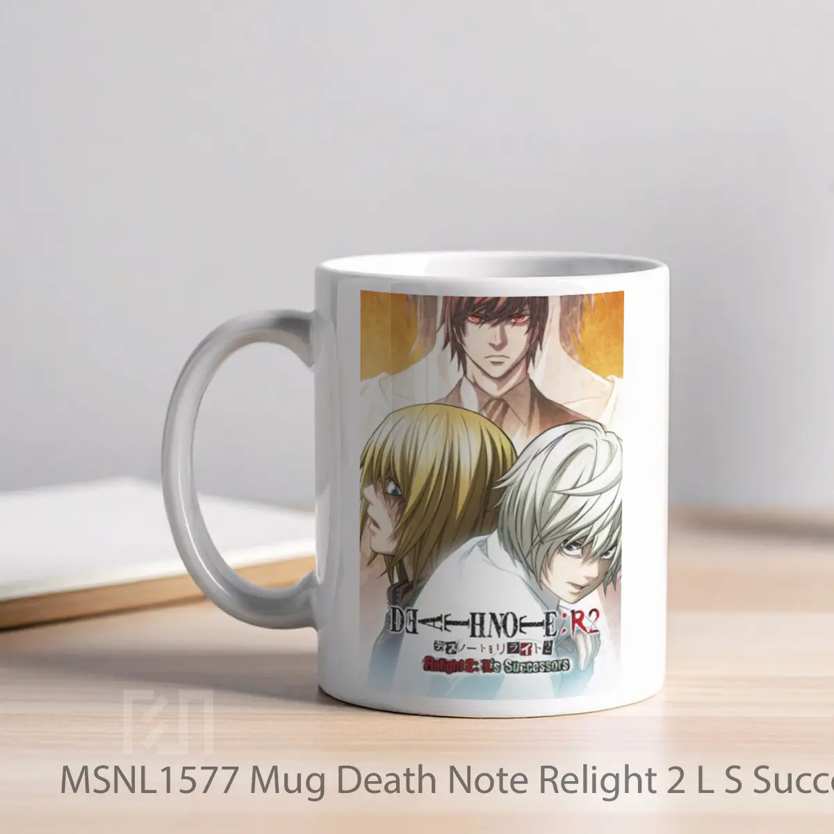 Mug Death Note Relight 2 L S Successors Gelas Keramik Tema Film MSNL1577 - Tampak Kiri