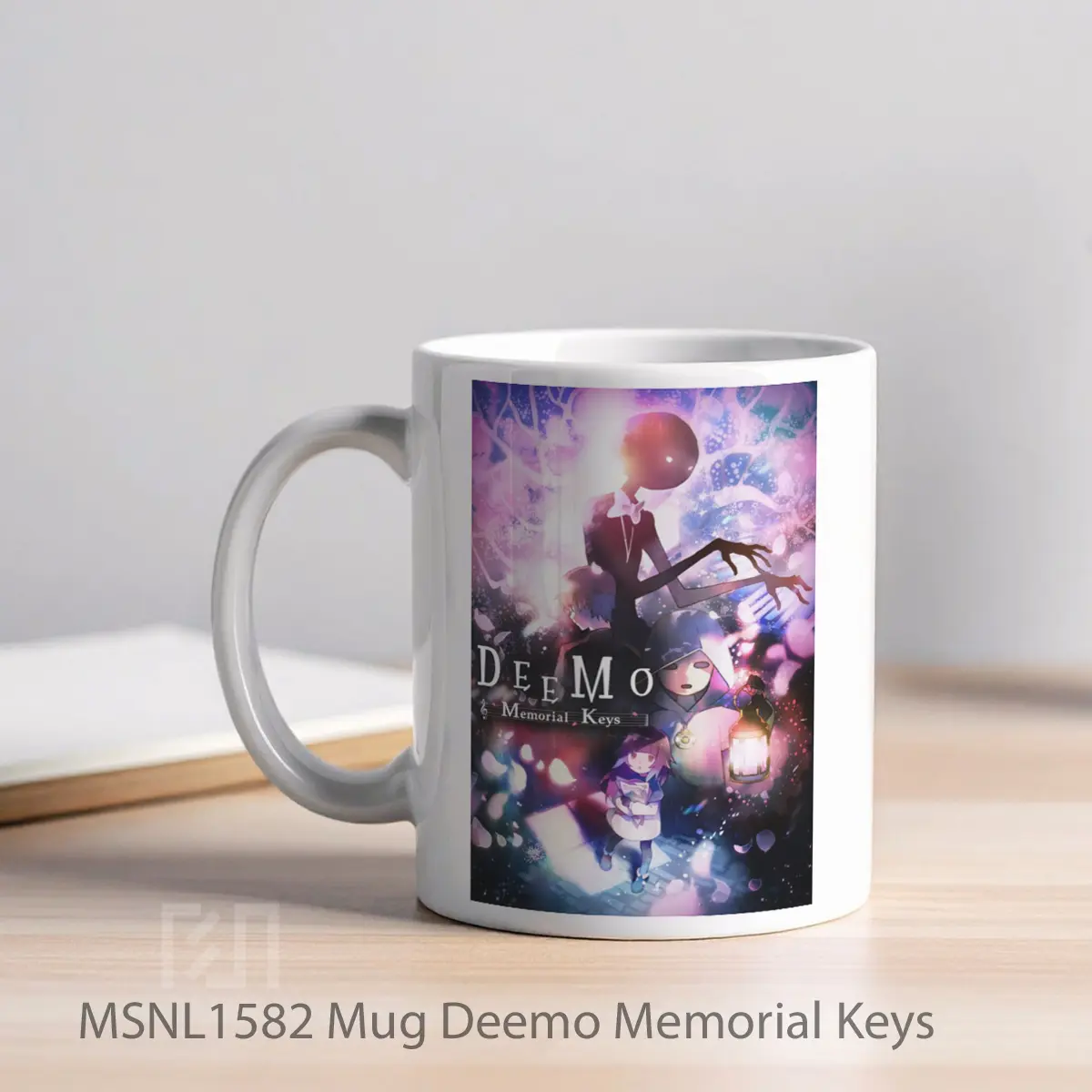 Mug Deemo Memorial Keys Gelas Keramik Tema Film MSNL1582 - Tampak Kiri