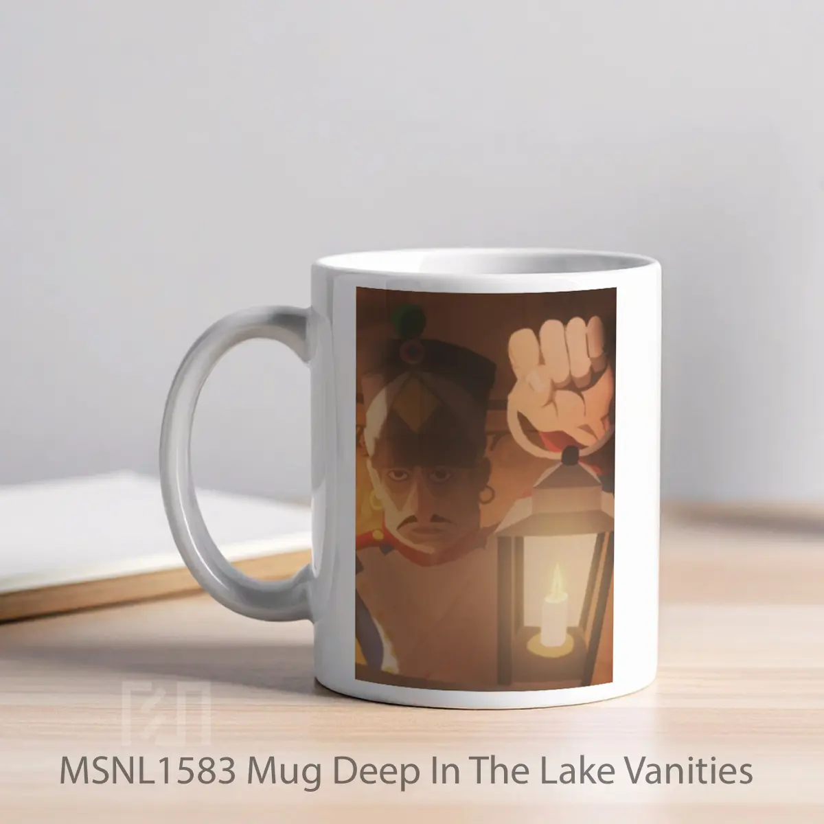 Mug Deep In The Lake Vanities Gelas Keramik Tema Film MSNL1583 - Tampak Kiri