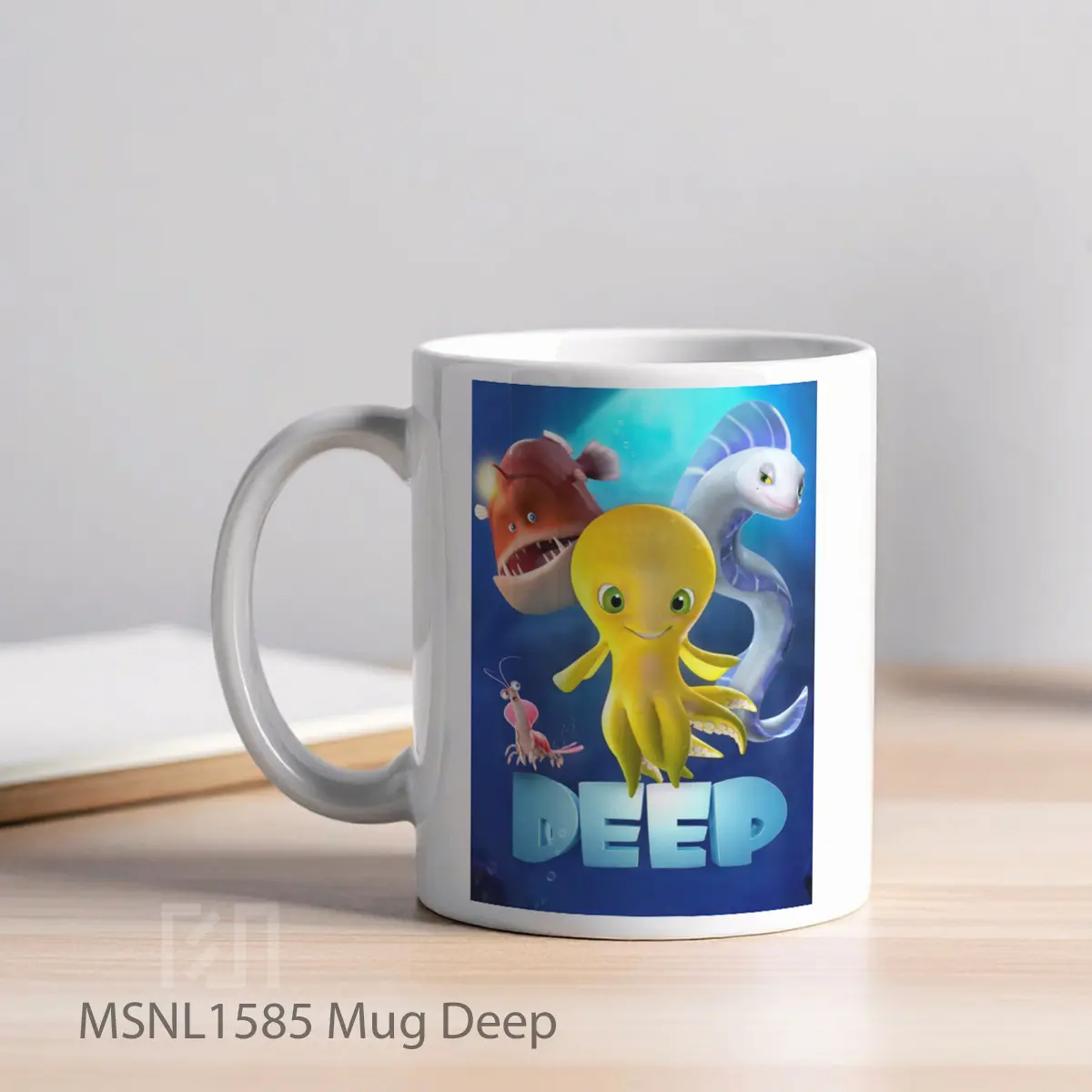 Mug Deep Gelas Keramik Tema Film MSNL1585 - Tampak Kiri