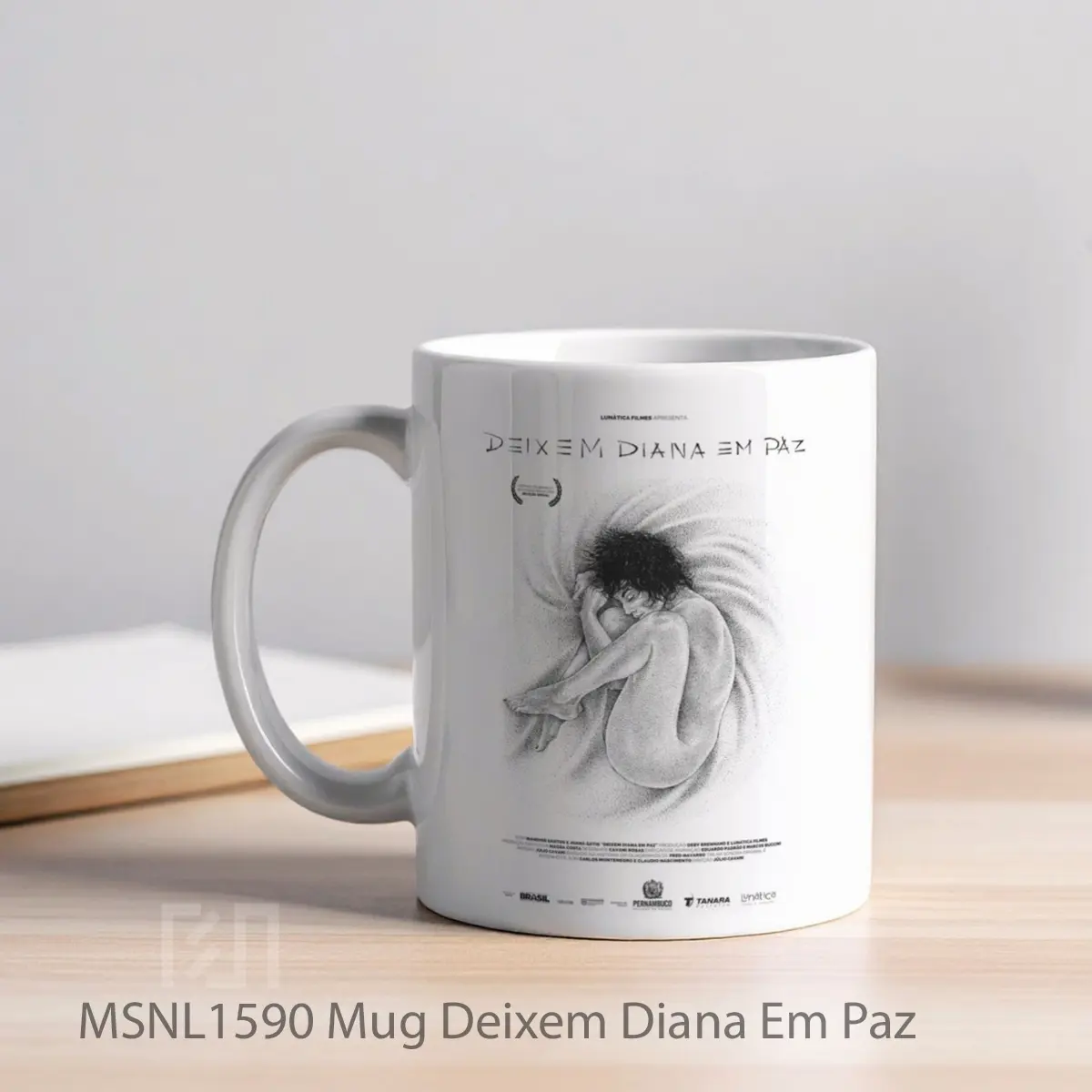 Mug Deixem Diana Em Paz Gelas Keramik Tema Film MSNL1590 - Tampak Kiri
