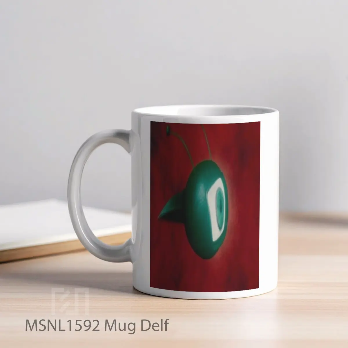 Mug Delf Gelas Keramik Tema Film MSNL1592 - Tampak Kiri