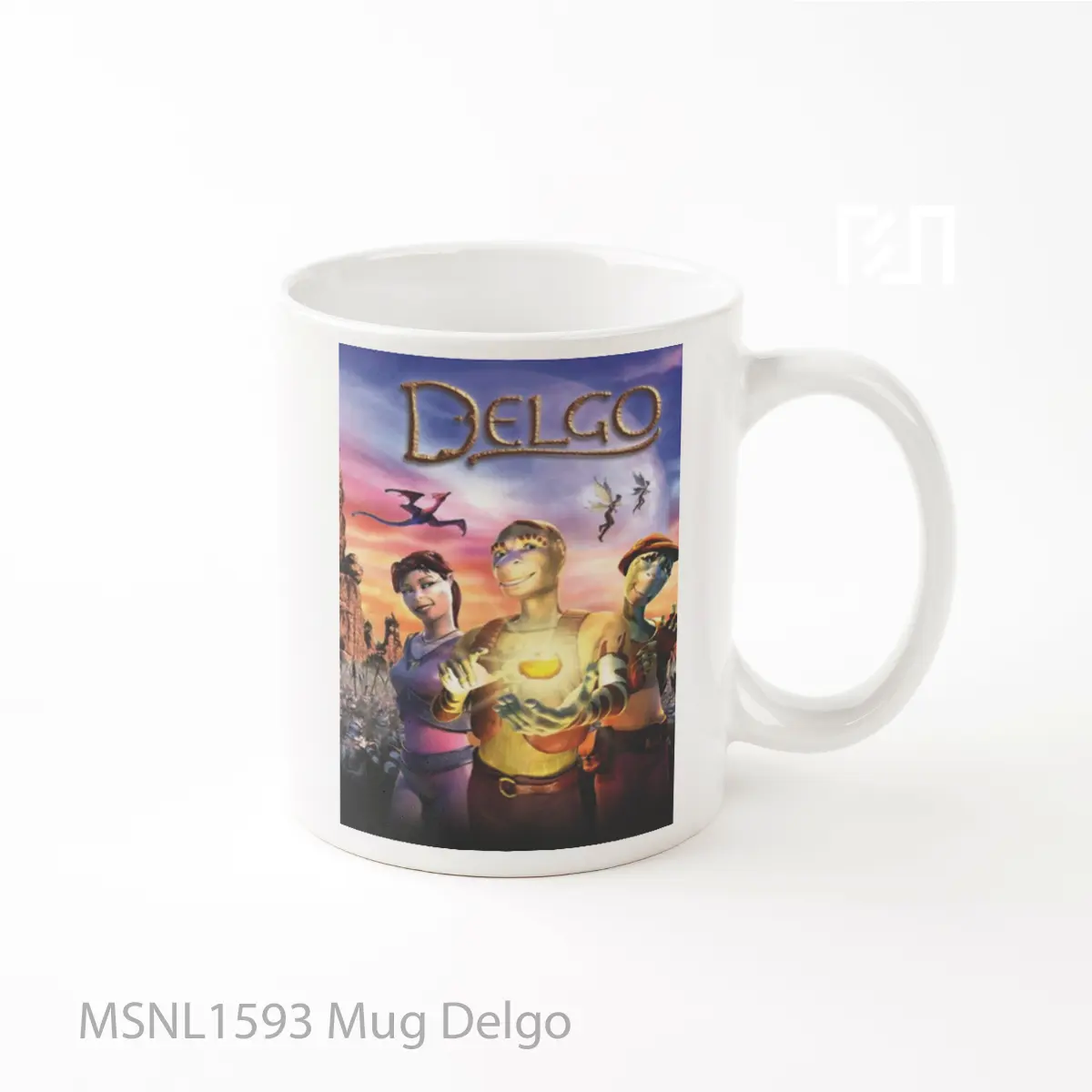 Mug Delgo Gelas Keramik Tema Film MSNL1593