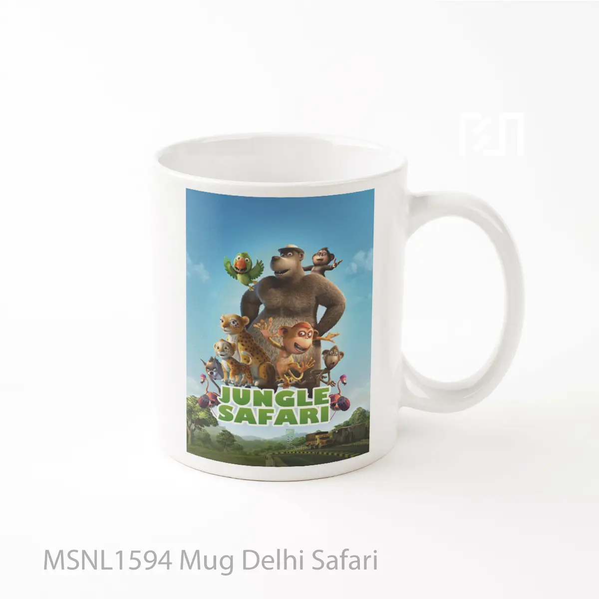 Mug Delhi Safari Gelas Keramik Tema Film MSNL1594