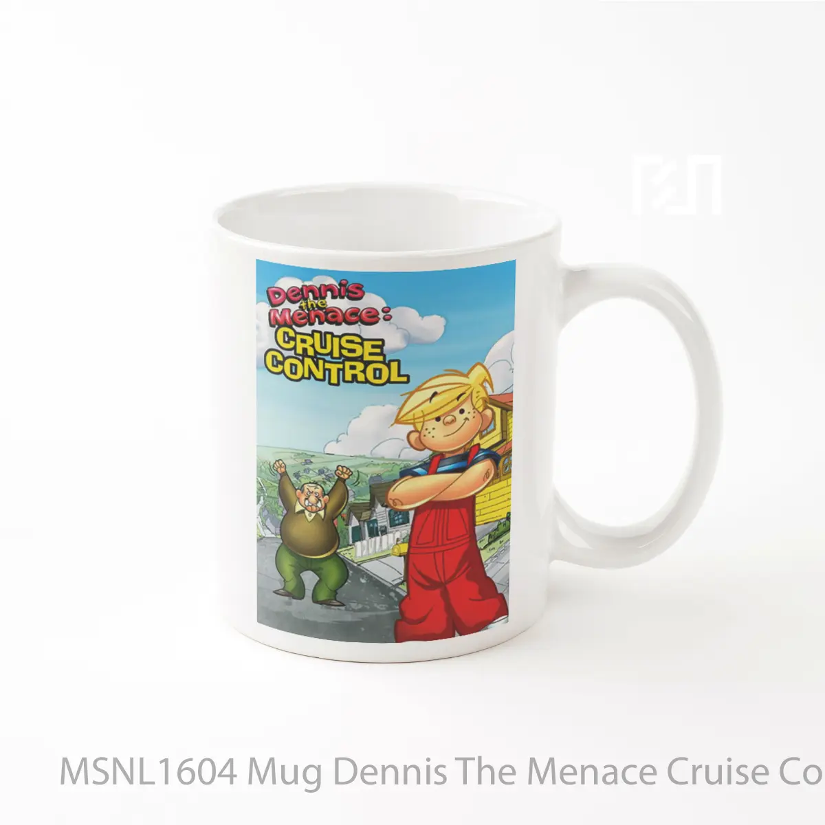 Mug Dennis The Menace Cruise Control Gelas Keramik Tema Film MSNL1604
