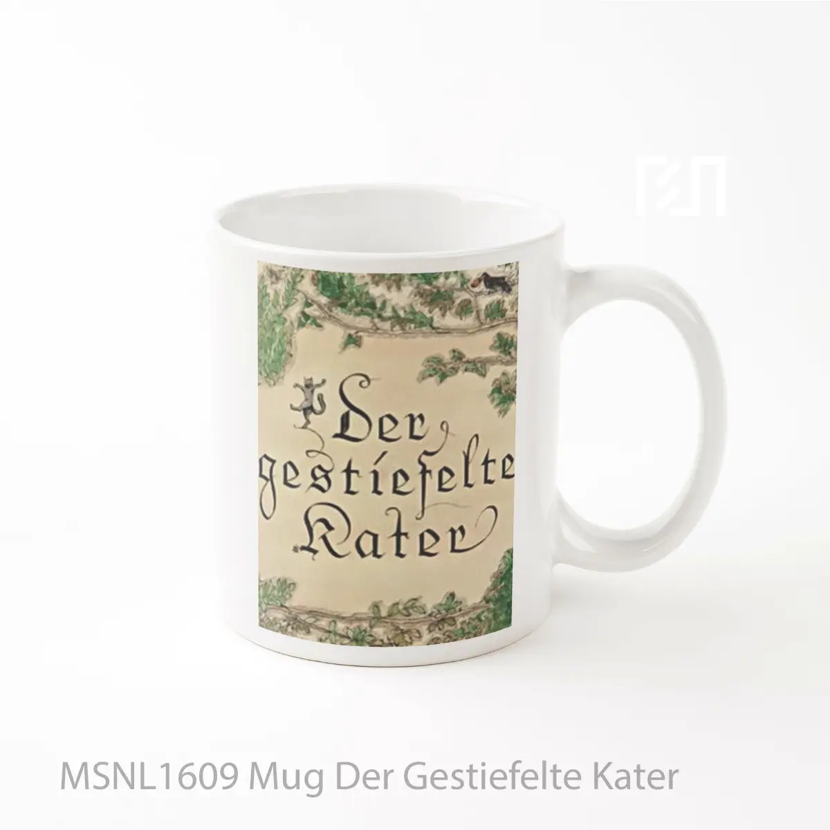 Mug Der Gestiefelte Kater Gelas Keramik Tema Film MSNL1609