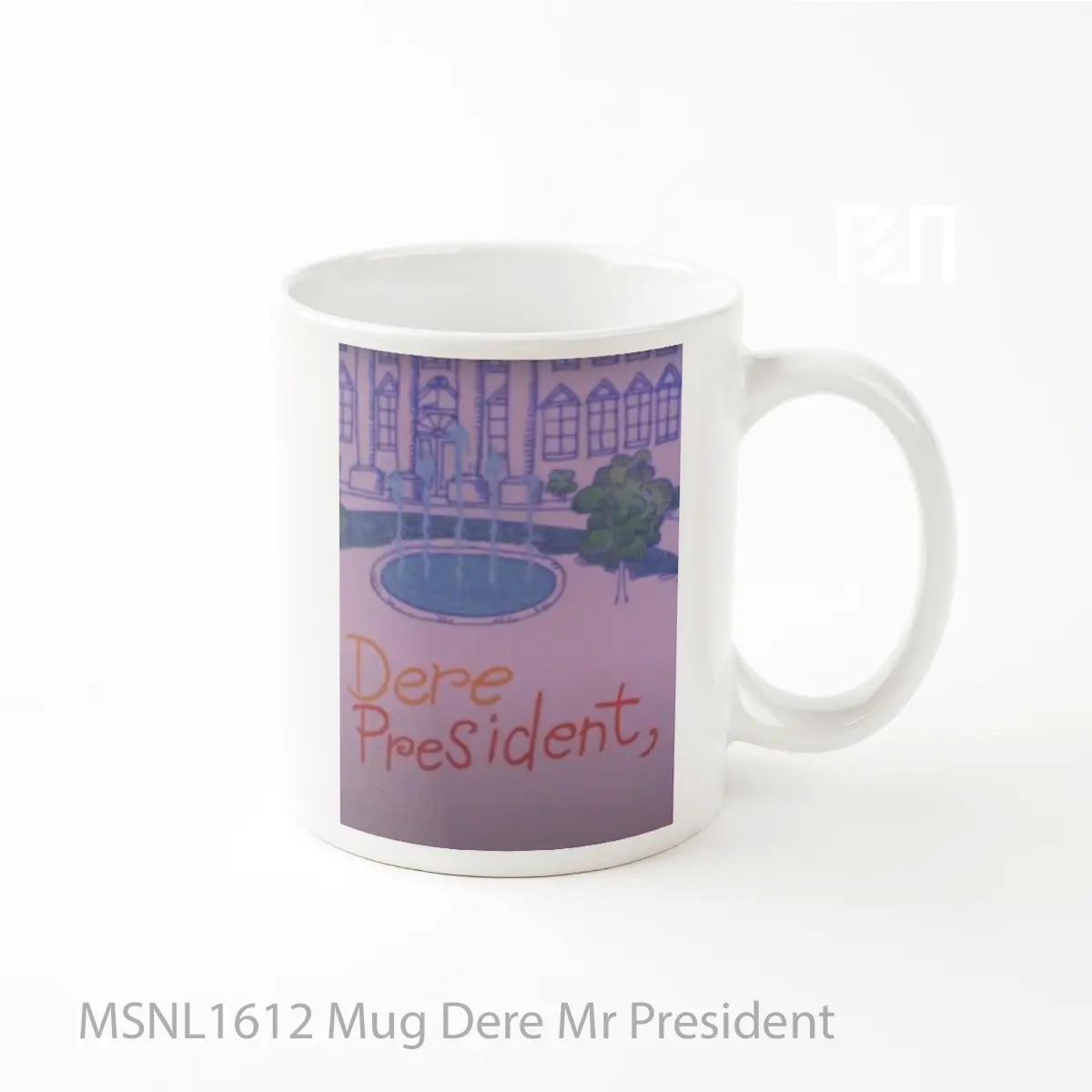 Mug Dere Mr President Gelas Keramik Tema Film MSNL1612