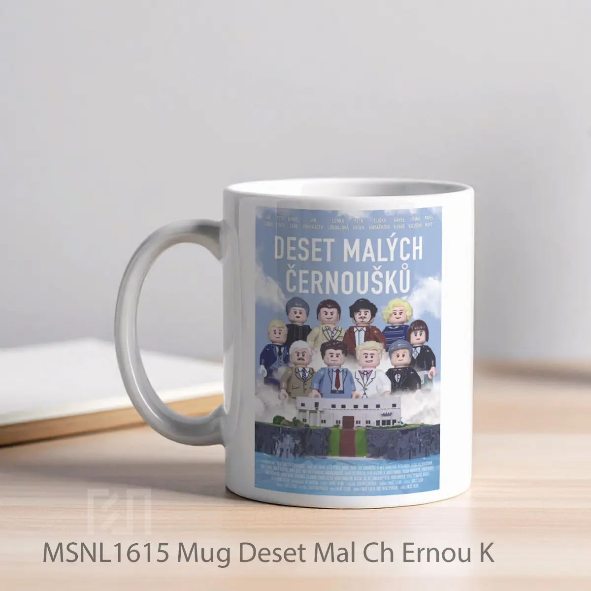 Mug Deset Mal Ch Ernou K Gelas Keramik Tema Film MSNL1615 - Tampak Kiri