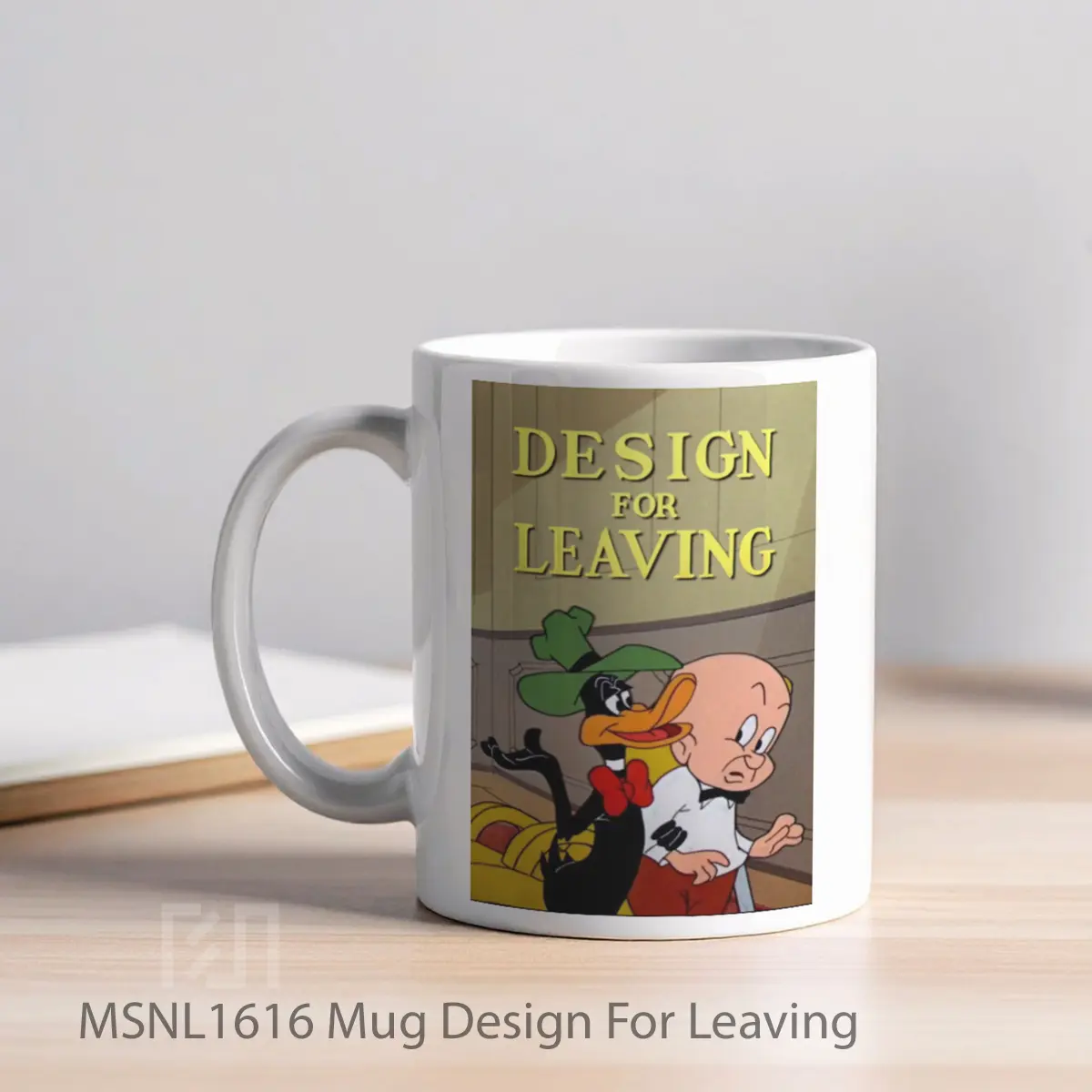 Mug Design For Leaving Gelas Keramik Tema Film MSNL1616 - Tampak Kiri