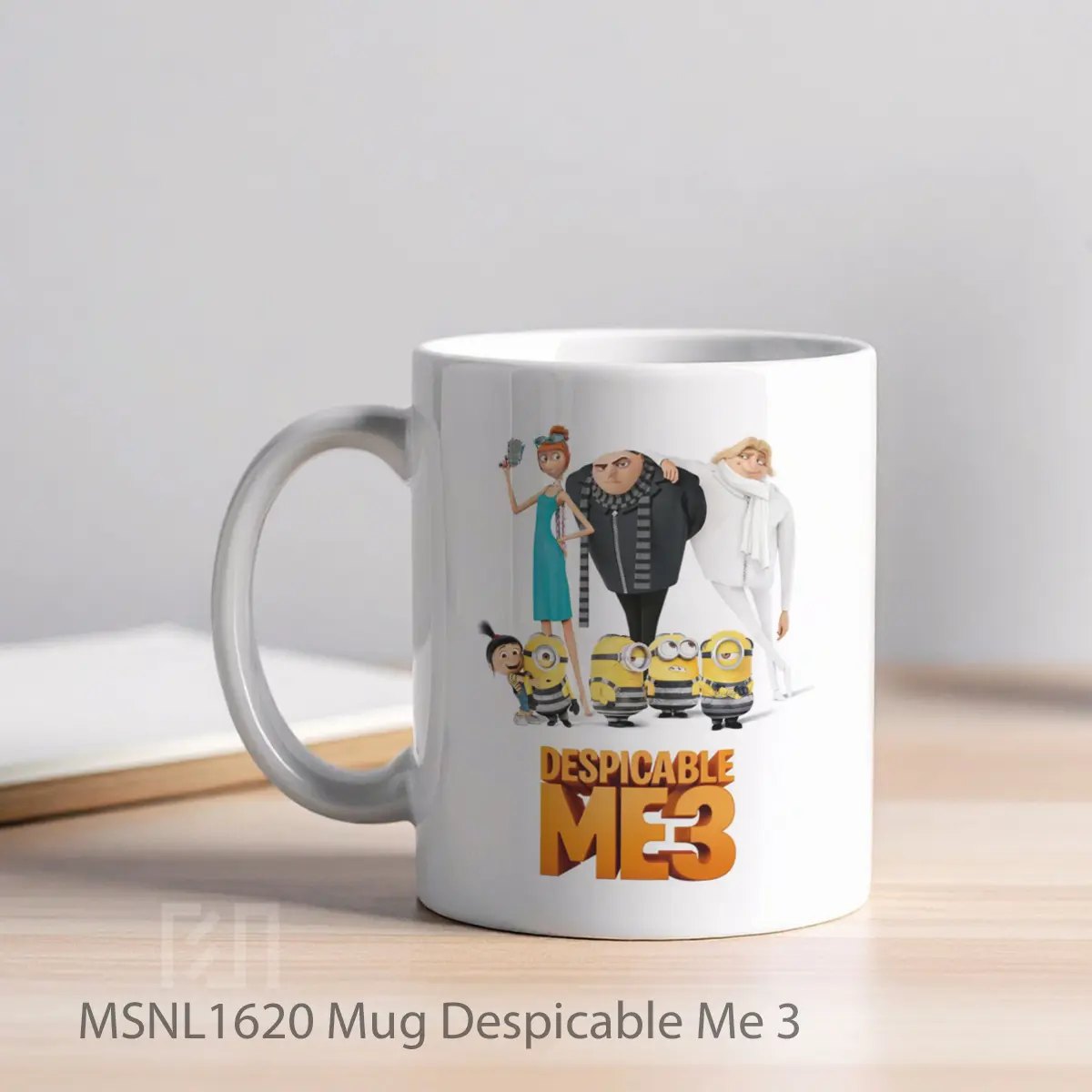 Mug Despicable Me 3 Gelas Keramik Tema Film MSNL1620 - Tampak Kiri