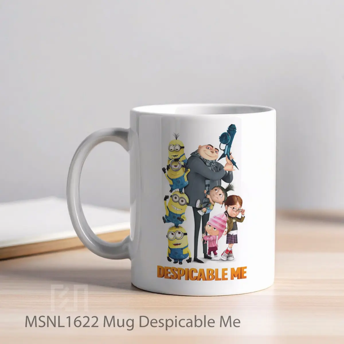 Mug Despicable Me Gelas Keramik Tema Film MSNL1622 - Tampak Kiri